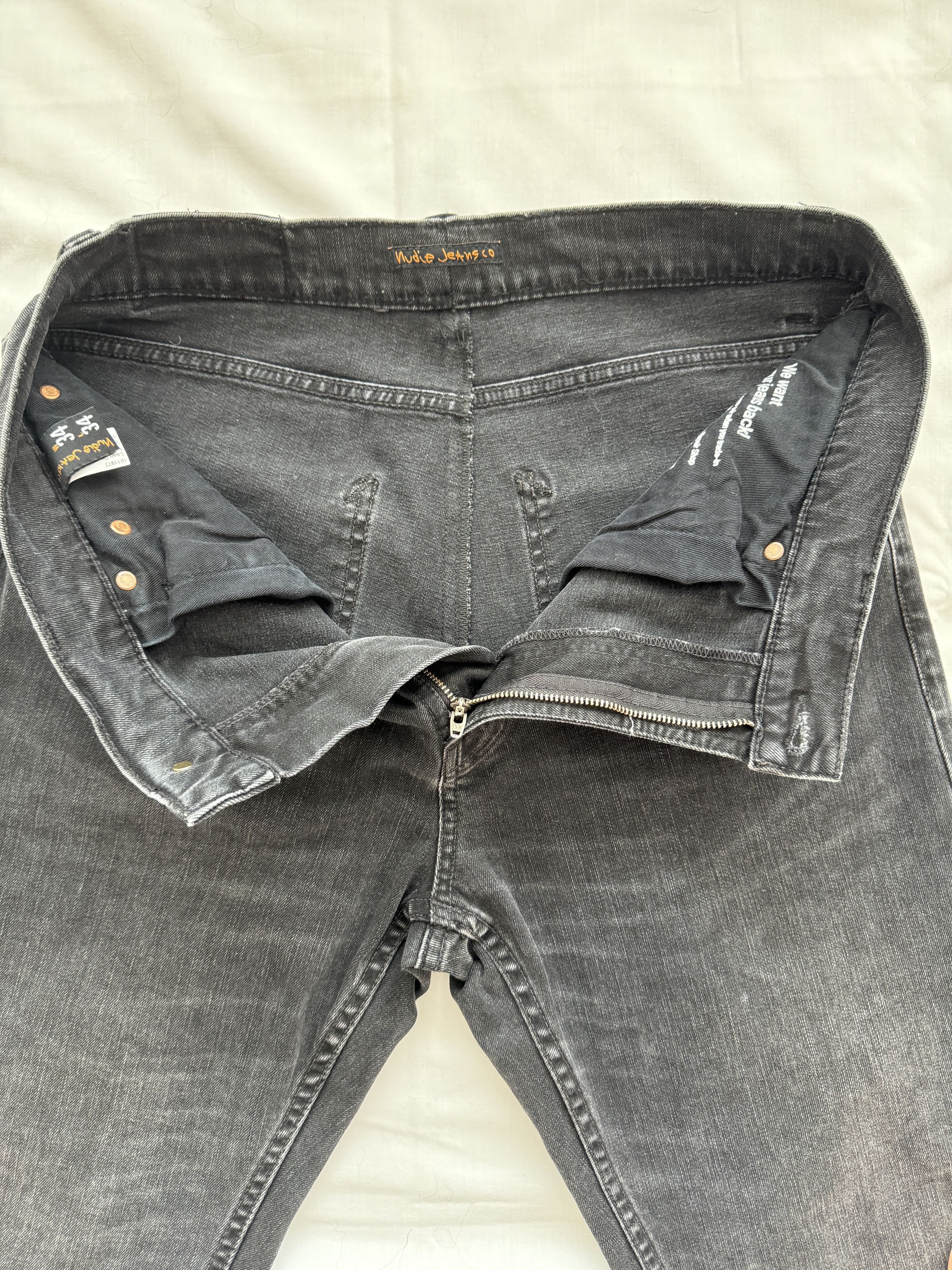 Nudie Jeans NUDIE JEANS Lean Dean – Nightrider Size US 34 / EU 50 - 3 Thumbnail