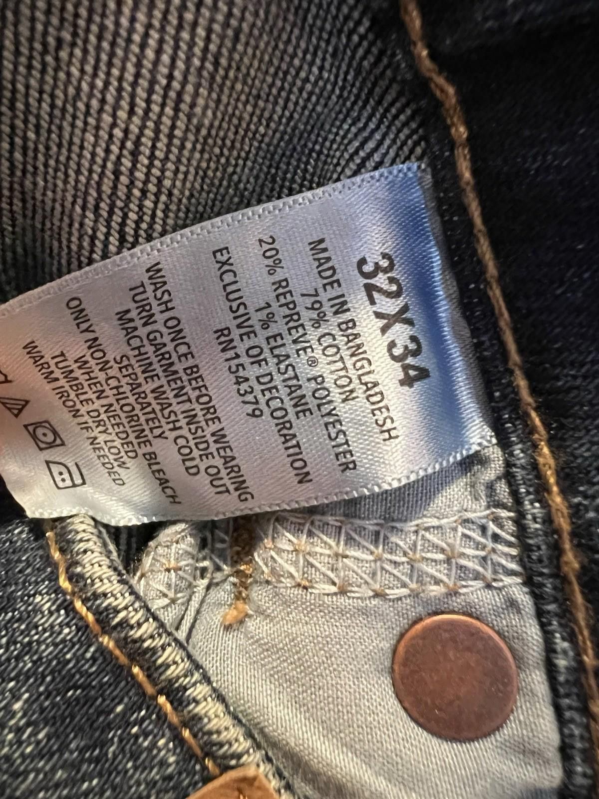 Aeropostale Aeropostale AERO Slim Jeans Mens 32x34 Dark Wash Air Denim Size US 32 / EU 48 - 5 Thumbnail