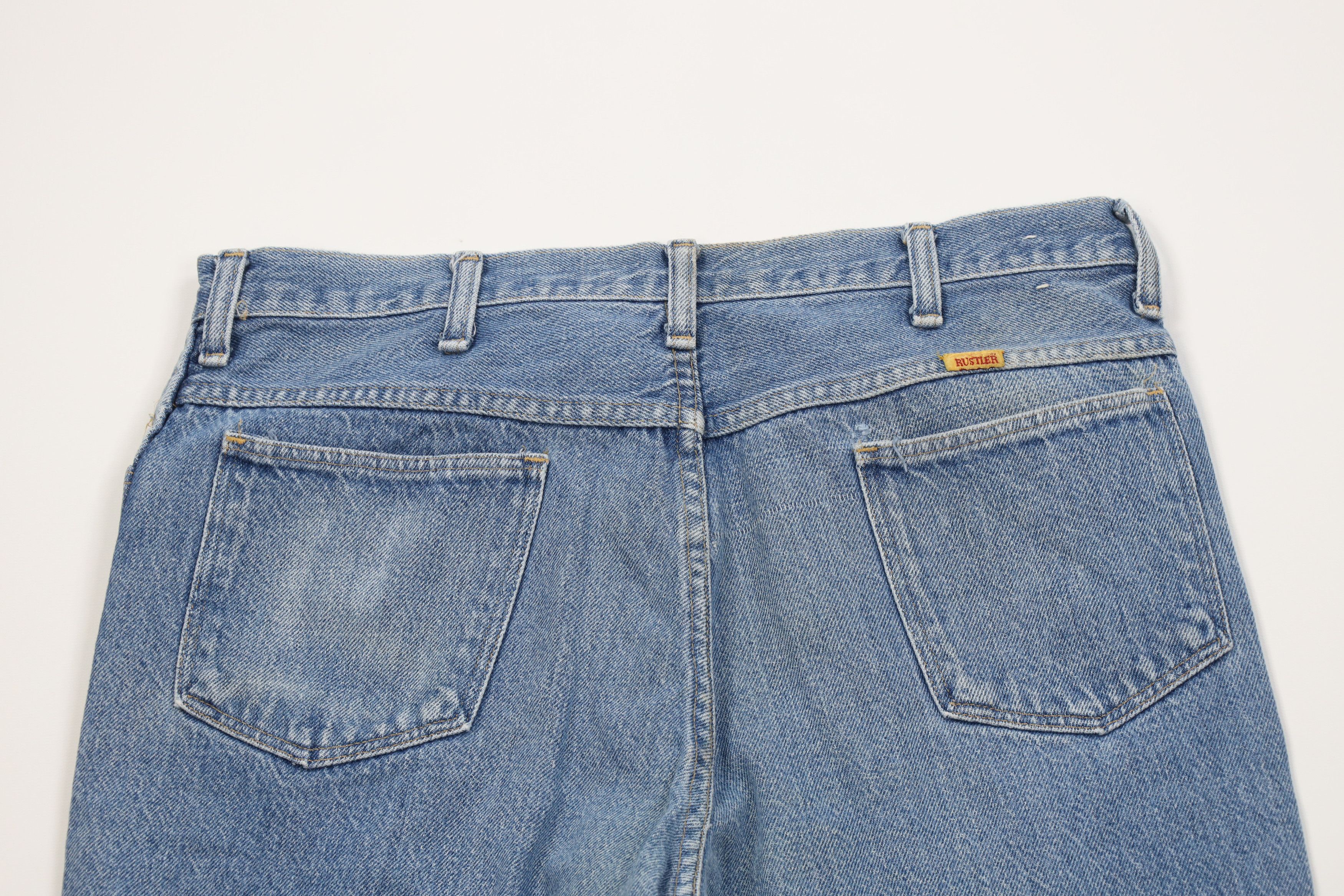 Vintage Vintage 70s 80s Streetwear Flared Bootcut Denim Jeans USA Size US 34 / EU 50 - 12 Thumbnail