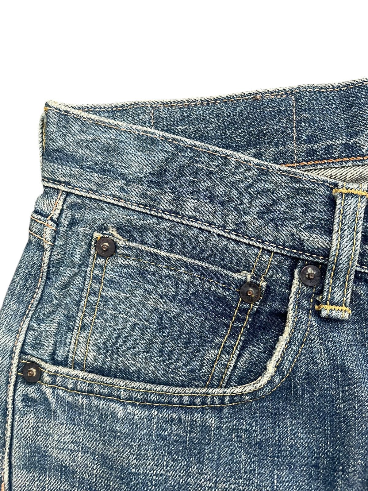 Edwin Vintage 90’s Edwin 505X Selvedge Jeans Size US 31 - 7 Thumbnail