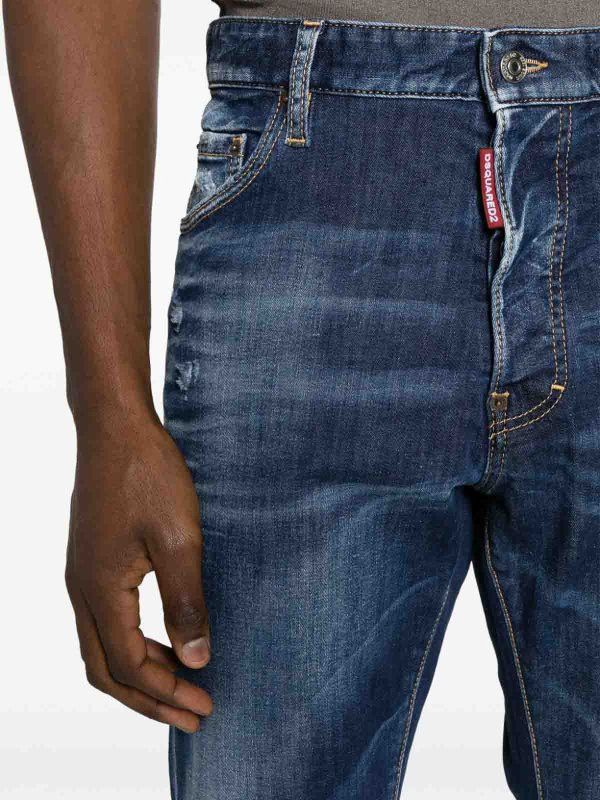 Dsquared2 o1mle0126 Cool Guy Skinny Jeans in Navy Blue Size US 30 / EU 46 - 3 Thumbnail