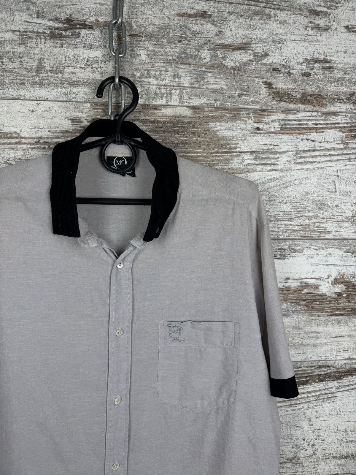 Alexander McQueen Mens Alexander McQueen shirts button up lino tencel tee polo Size US L / EU 52-54 / 3 - 2 Thumbnail