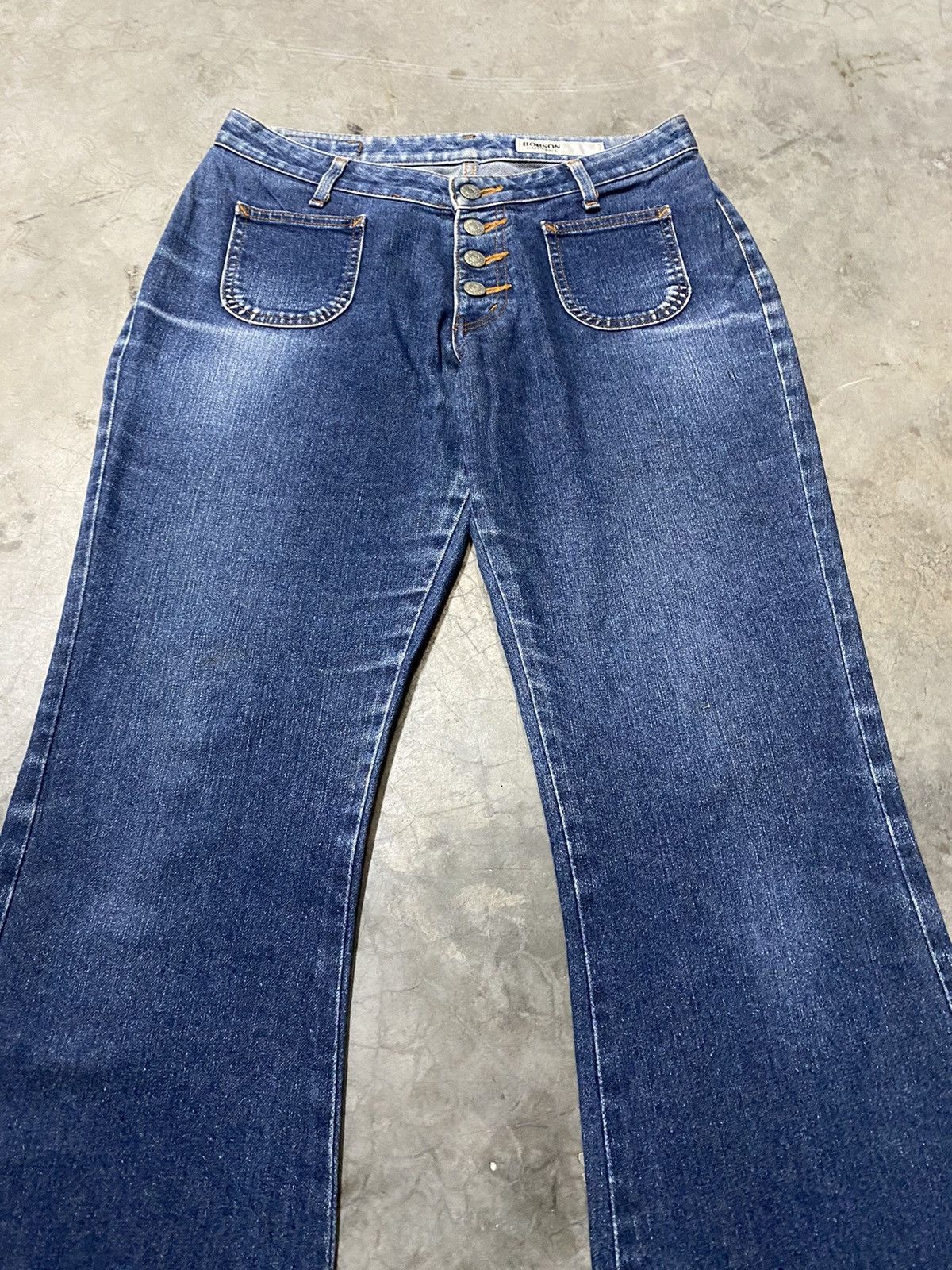 Hysteric Glamour × If Six Was Nine × Japanese Brand Super Flare Jeans Bobson Bush Pocket p121 Size US 31 - 4 Thumbnail