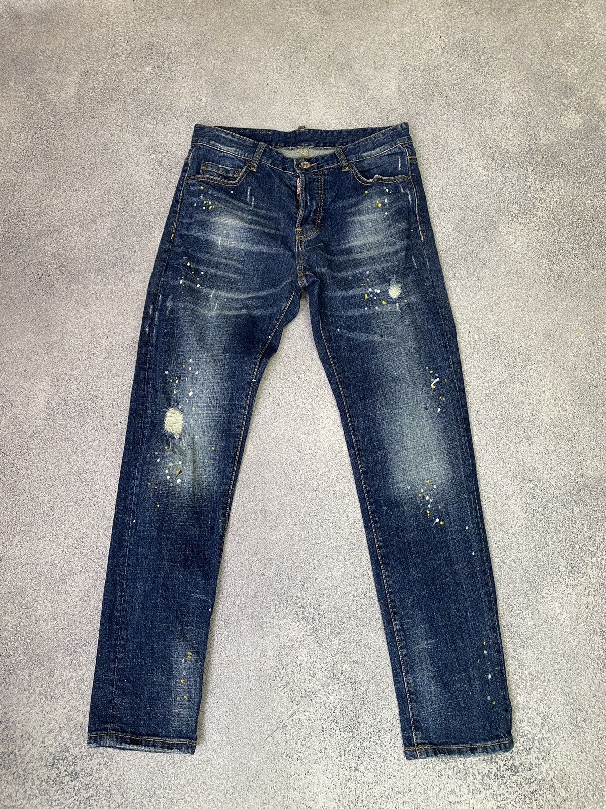 Designer × Dsquared2 × Vintage Vintage Dsquared2 Denim Blue Luxury Jeans Size US 32 / EU 48 - 1 Thumbnail