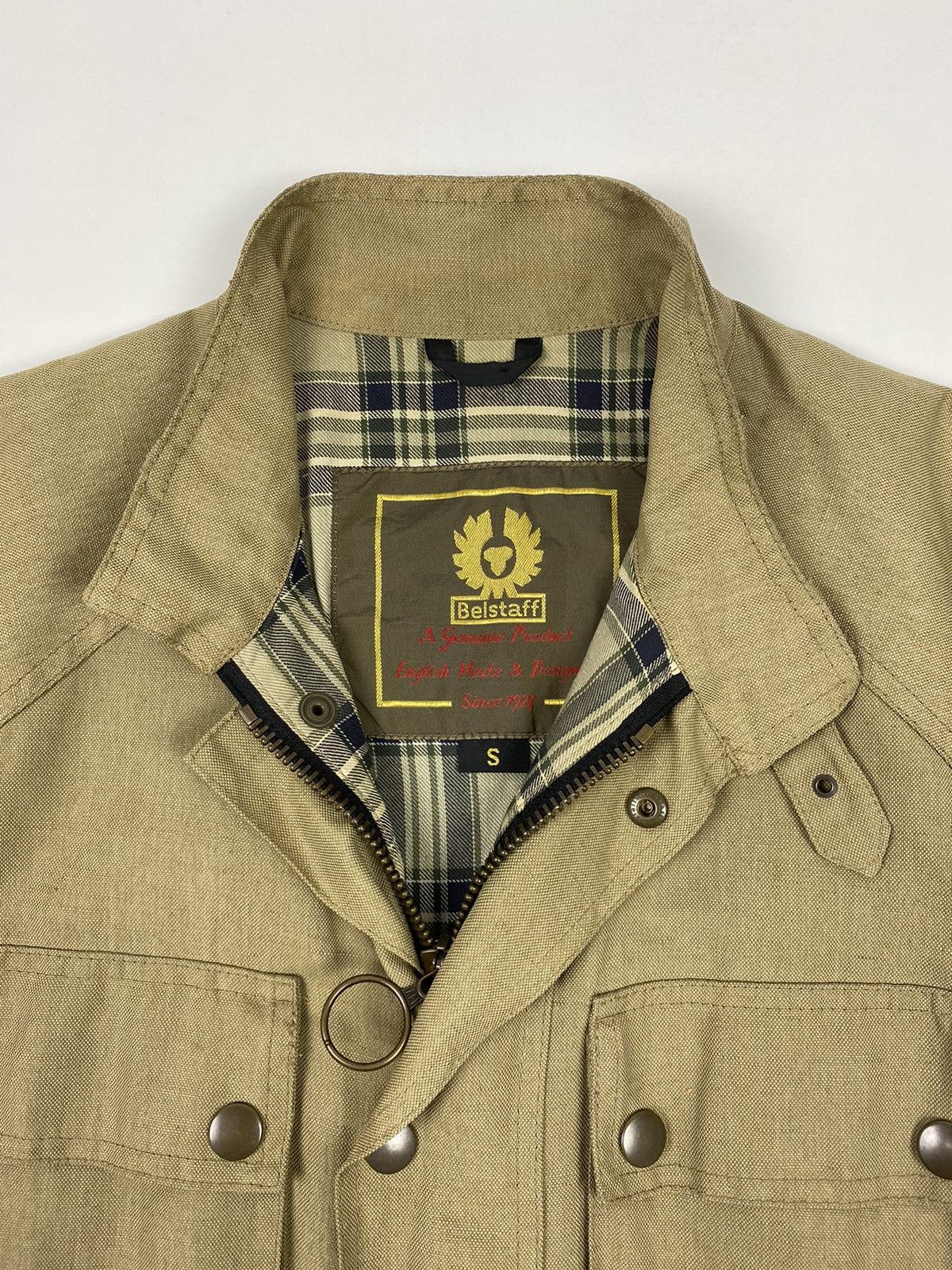 Belstaff Belstaff Combined Linen/Nylon Biker Coat Size US S / EU 44-46 / 1 - 3 Thumbnail