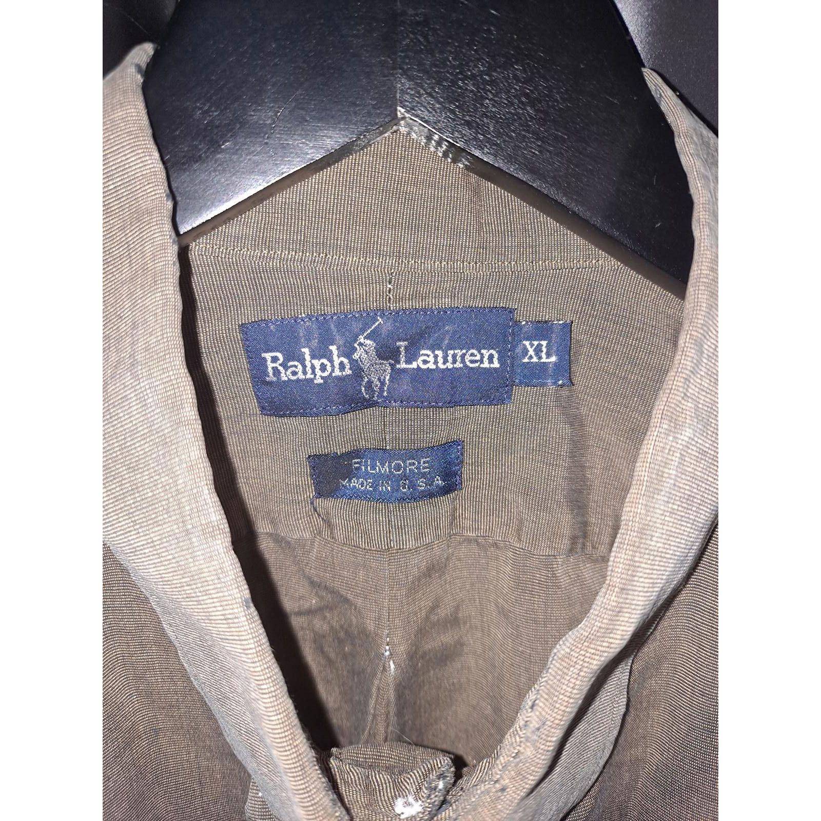 Ralph Lauren Ralph Lauren Filmore Brown Button Up Shirt With Red Logo Siz Size US XL / EU 56 / 4 - 3 Thumbnail