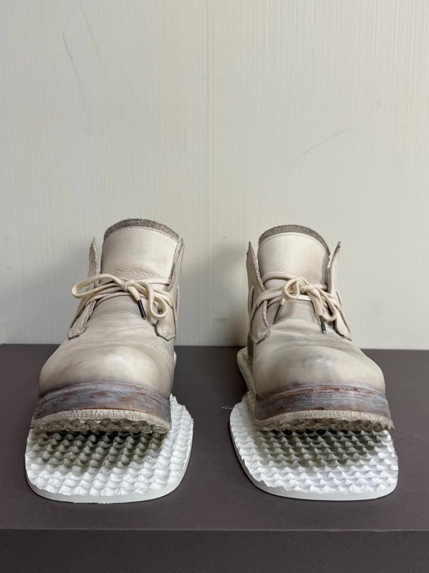 Boris Bidjan Saberi Boris Bidjan Saberi horsehide derby shoes Q8 Size US 10.5 / EU 43-44 - 3 Thumbnail