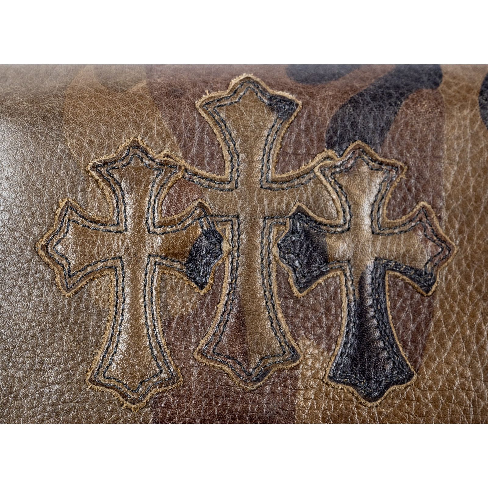 Chrome Hearts Camo Cemetery Cross Long Wallet Size ONE SIZE - 6 Thumbnail