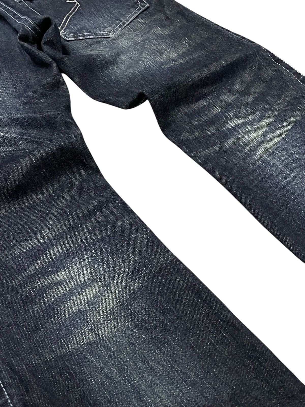 If Six Was Nine × Le Grande Bleu (L.G.B.) × semanticdesign Semantic Design Japan Multi Zipper Slant Pocket Flared Jeans Size US 30 / EU 46 - 14 Thumbnail