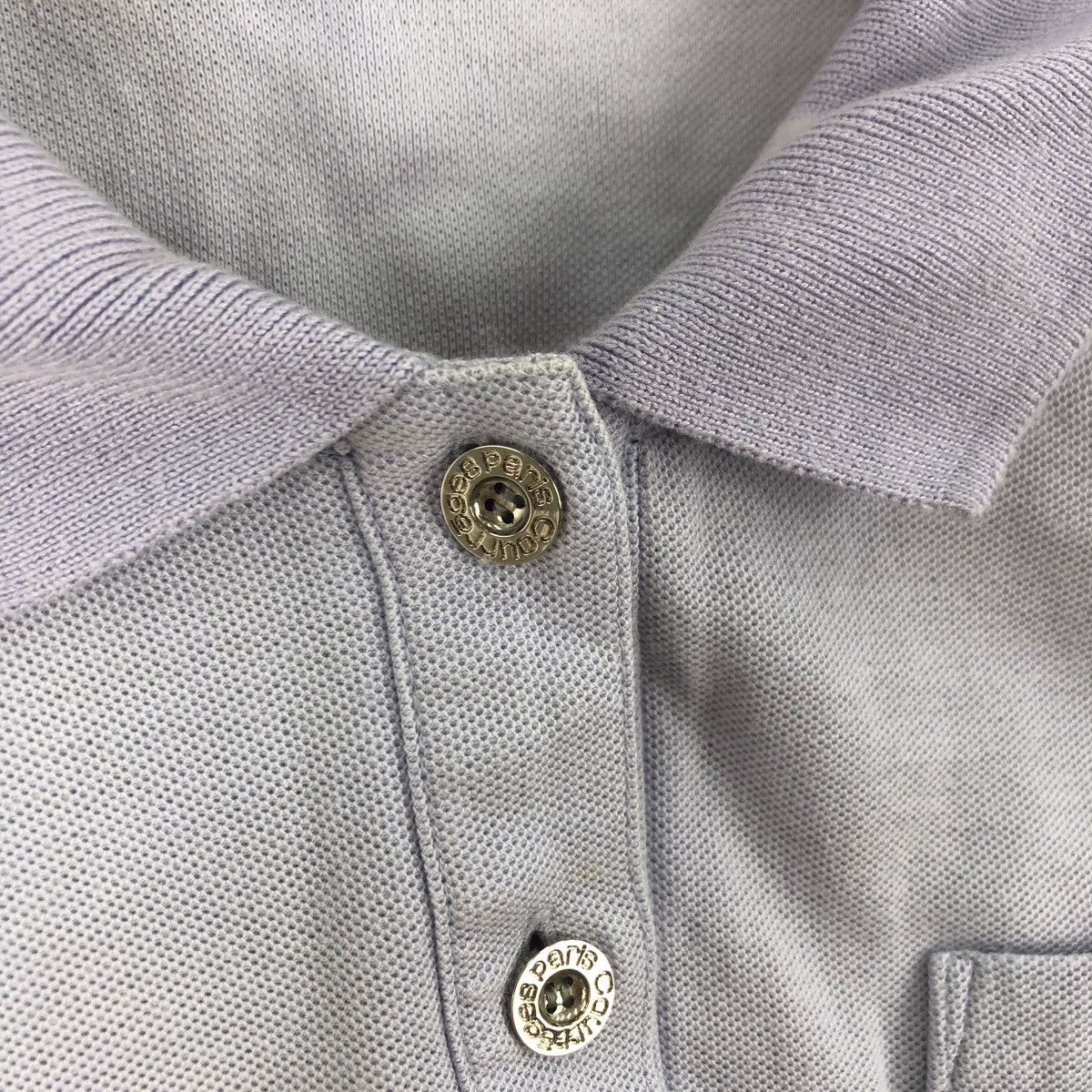 Courreges Vintage COURREGES PARIS Double Pocket Polo Tee Shirt Top Size US M / EU 48-50 / 2 - 3 Thumbnail