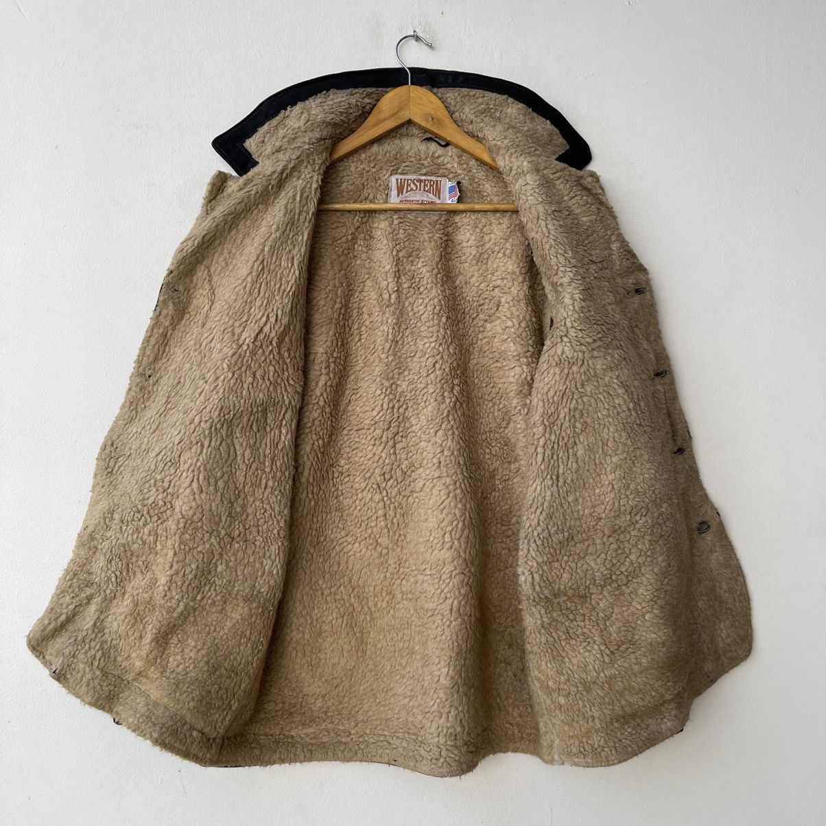 Schott Vintage Schott NYC "Western" Shearling Suede Ranch Coat Size US L / EU 52-54 / 3 - 4 Thumbnail