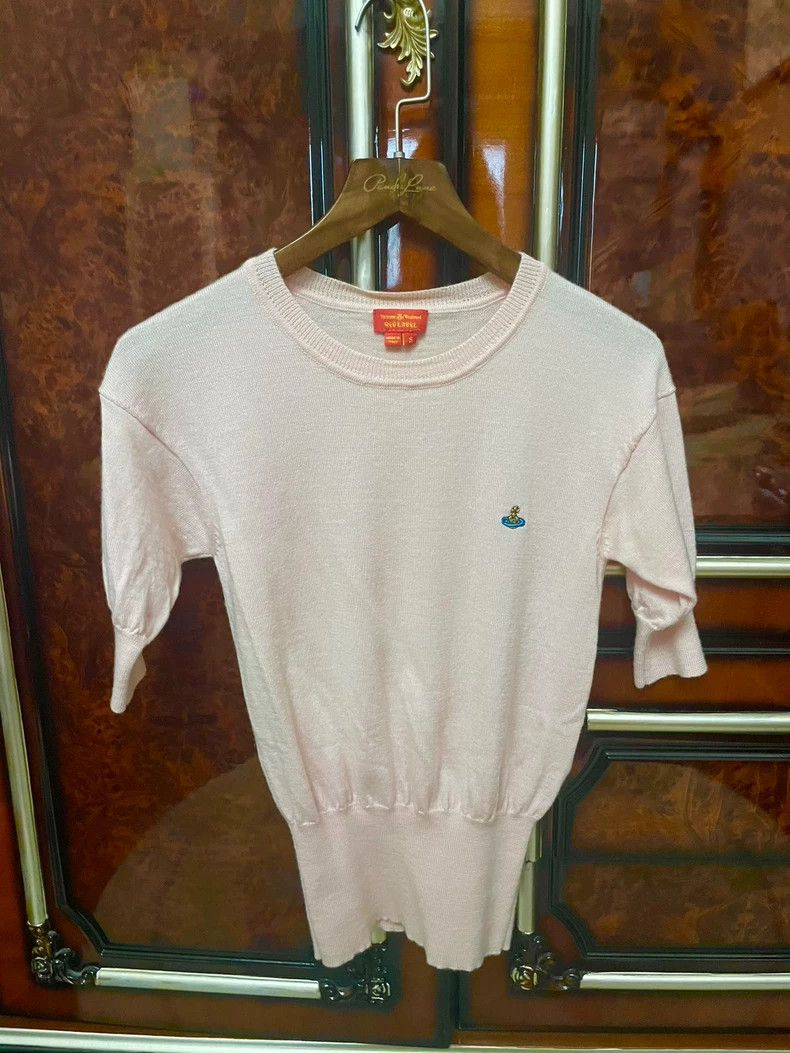 Vivienne Westwood Vivienne Westwood Light pink woolen short sleeves Size S / US 4 / IT 40 - 1 Thumbnail