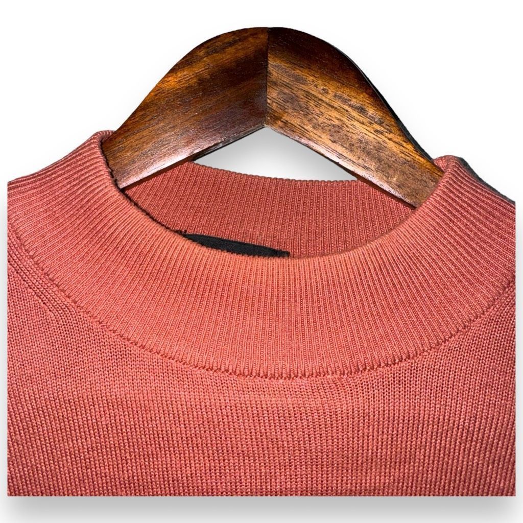 Other Zeidler & Zeidler Orange Made In Italy Mockneck Sweater L Size US L / EU 52-54 / 3 - 3 Thumbnail