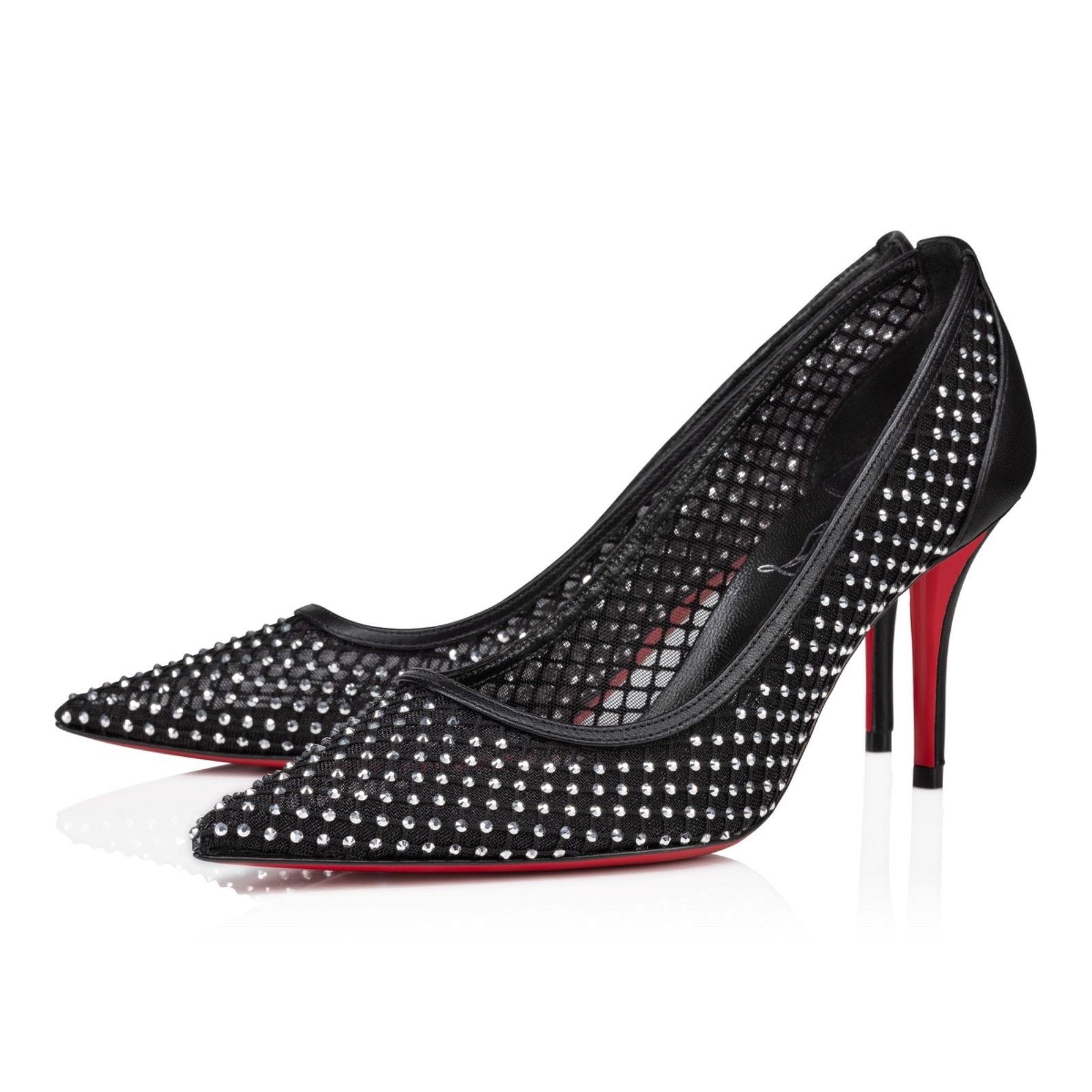Christian Louboutin Christian Louboutin Apostropha Mesh Strass 80 Heel Pump 36.5 Size US 6.5 / IT 36.5 - 1 Thumbnail