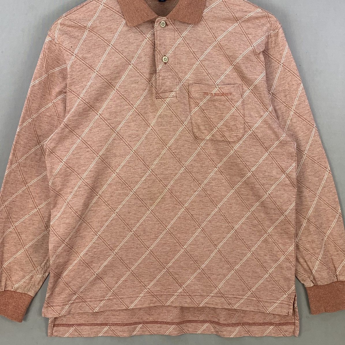 Burberry Vintage Burberry Golf Polo Shirt Made in Japan Size US M / EU 48-50 / 2 - 4 Thumbnail