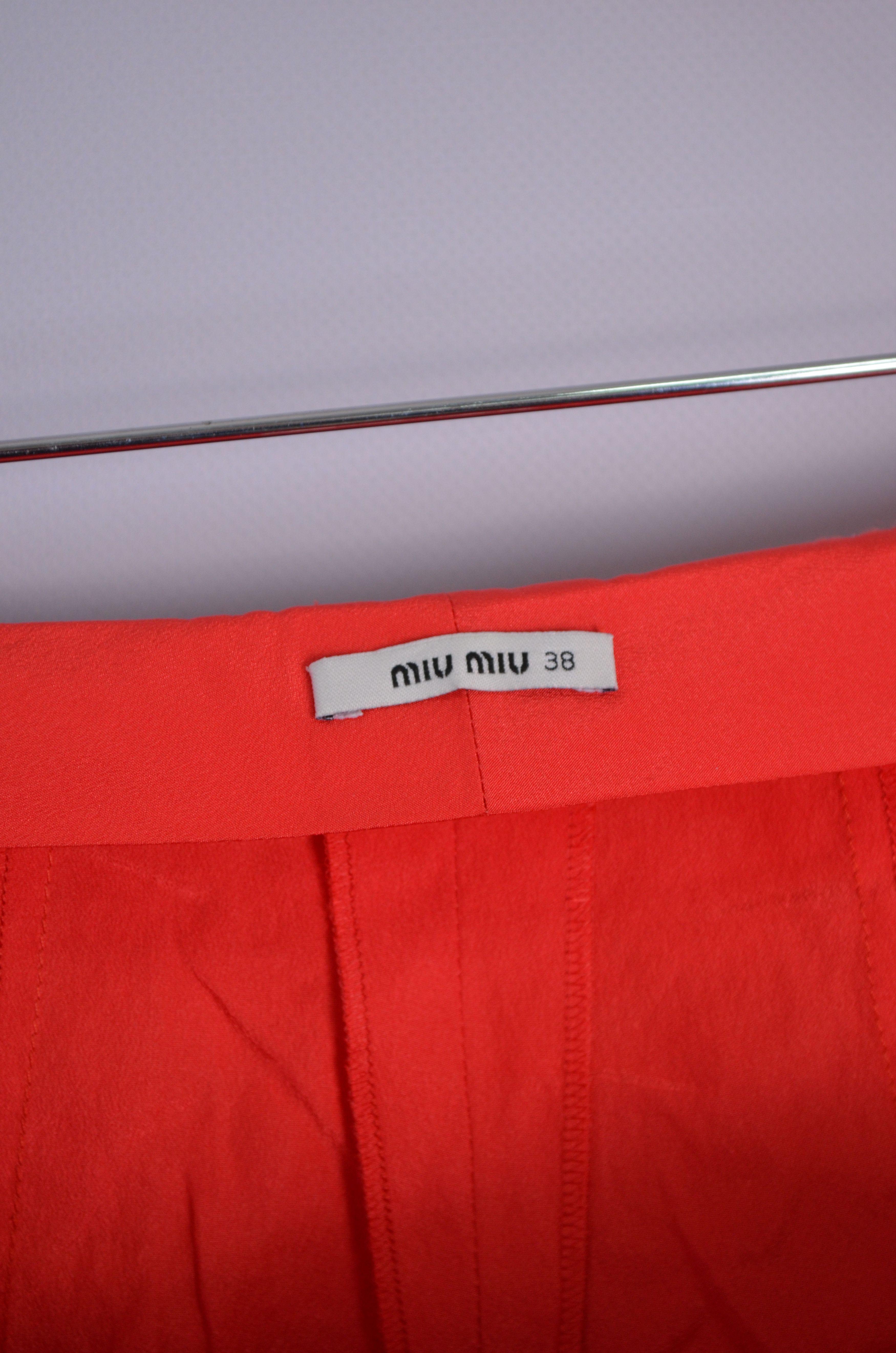 Designer × Prada PRADA Womens Abstract Mesh Pants Trousers Size 38 Italy Size 26" / US 2 / IT 38 - 9 Thumbnail