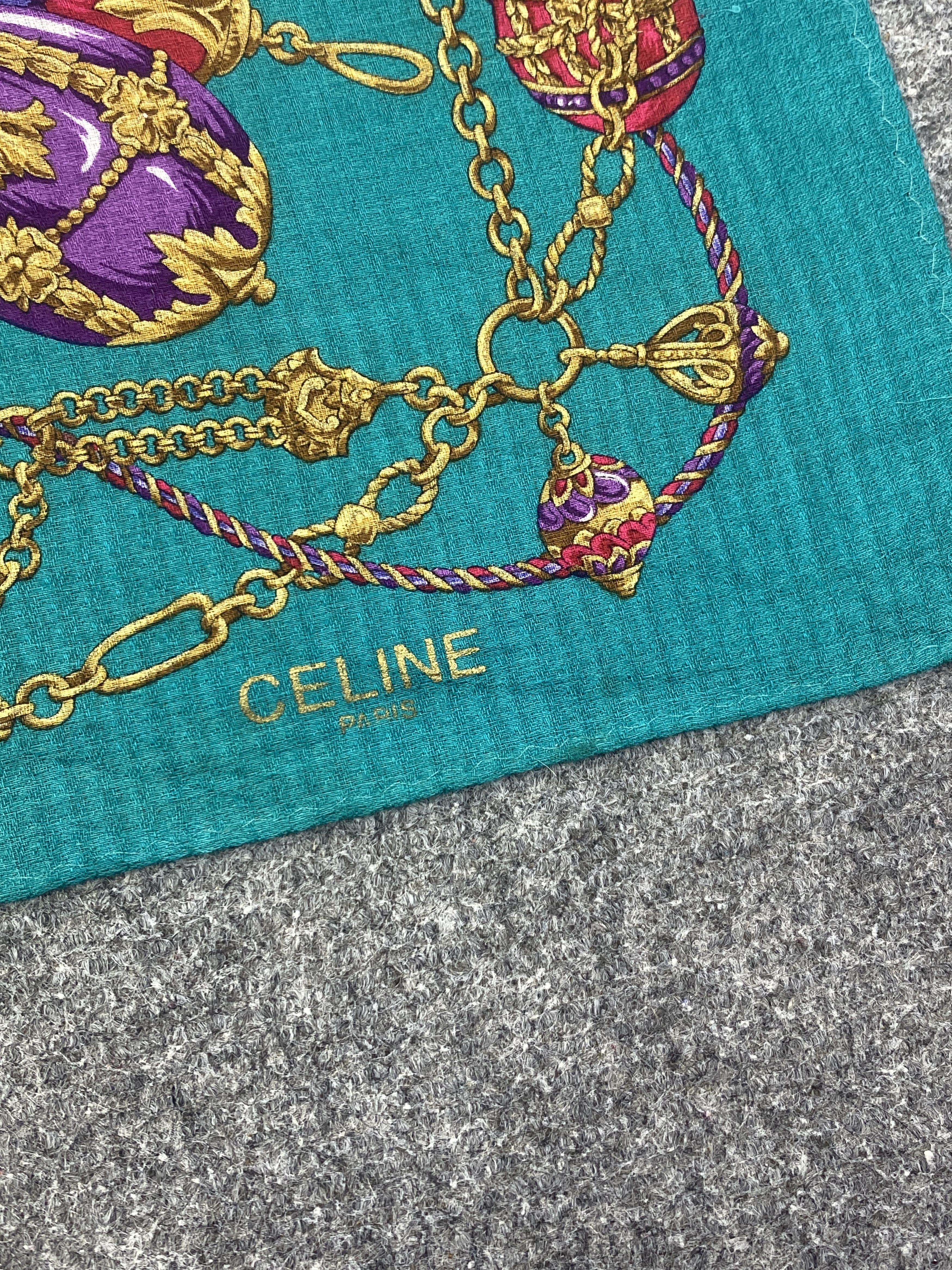Celine Vintage Celine Handkerchief / Neckerchief HKC0981 Size ONE SIZE - 6 Thumbnail