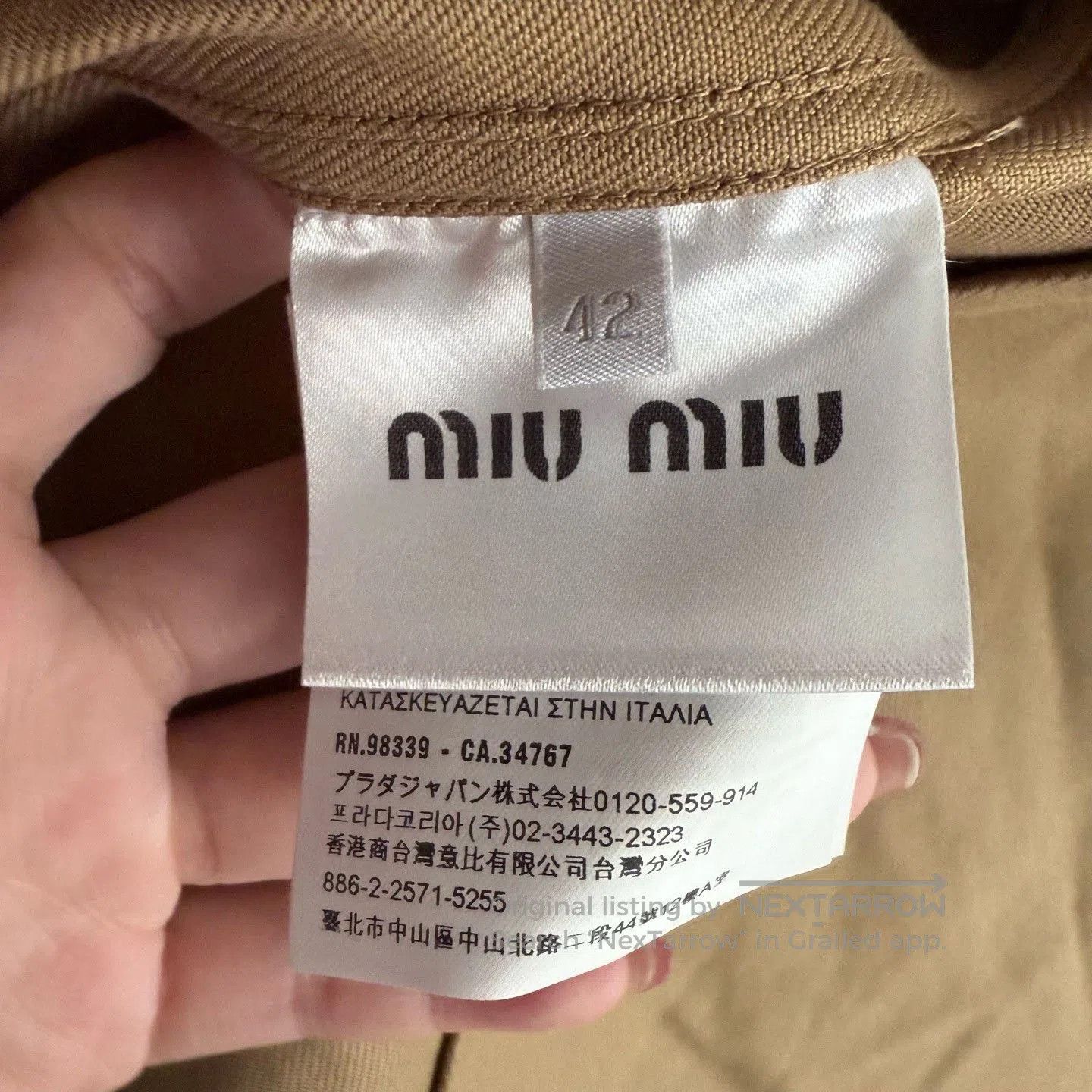 Miu Miu Miu Miu Cotton Denim Shirt. Size M / US 6-8 / IT 42-44 - 4 Thumbnail