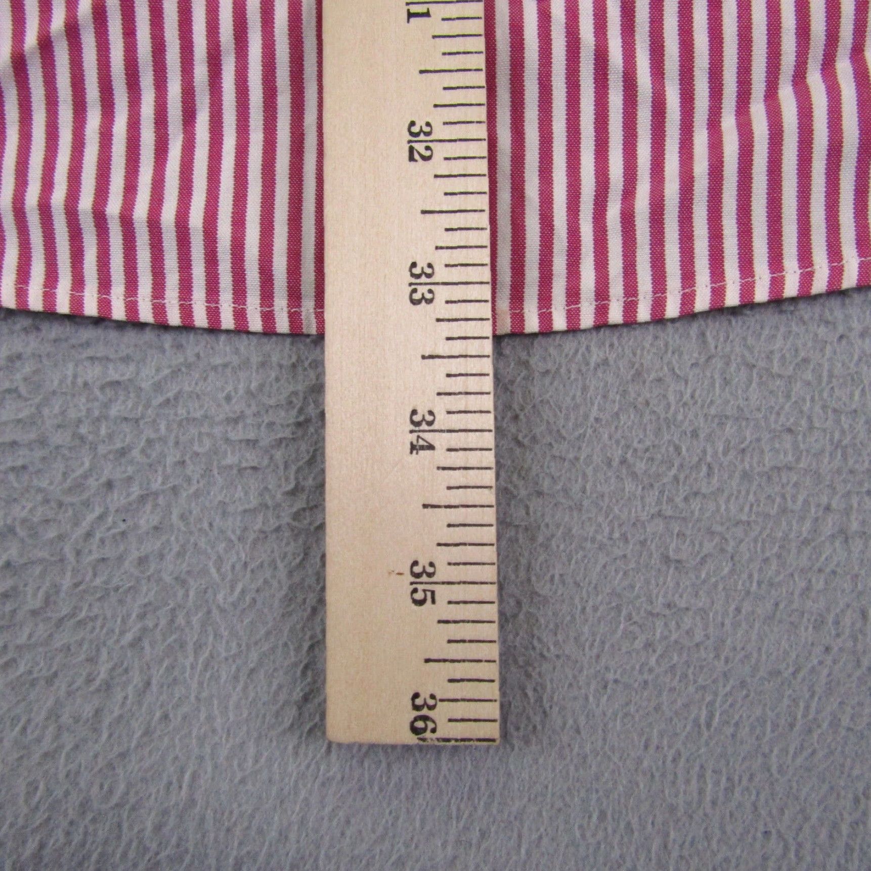 Ralph Lauren VINTAGE Ralph Lauren Shirt Mens L Red White Stripes Button-Up Casual 16.5 Pattern Striped Size US L / EU 52-54 / 3 - 7 Thumbnail