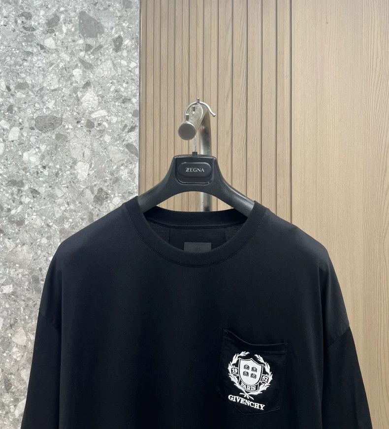 Givenchy Givenchy 24 wheat logo embroidered T-shirt Size US XL / EU 56 / 4 - 5 Thumbnail