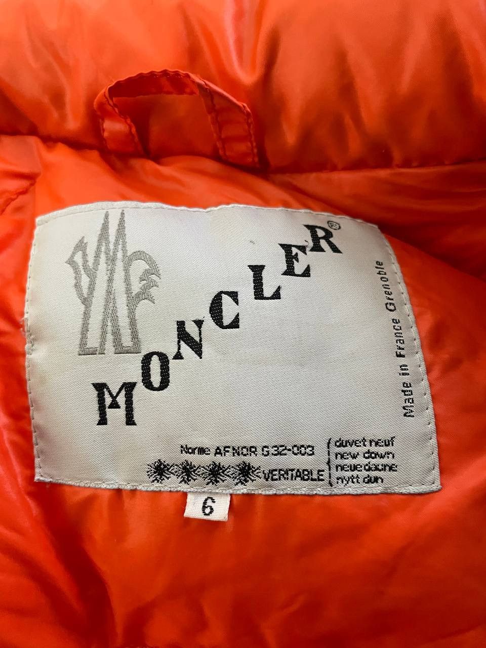 Moncler Moncler Down Jacket Vintage Orange Grenoble Size US XL / EU 56 / 4 - 22 Thumbnail