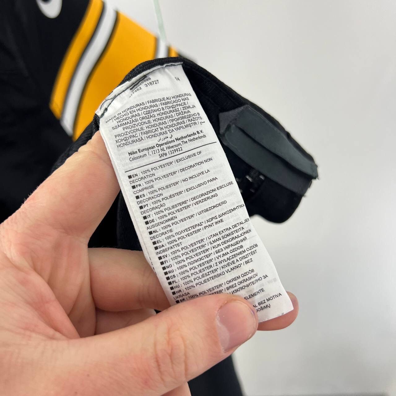 Nike PITTSBURGH STEELERS NFL SHIRT JERSEY NIKE #7 ROETHLISBERGER Size US S / EU 44-46 / 1 - 8 Thumbnail