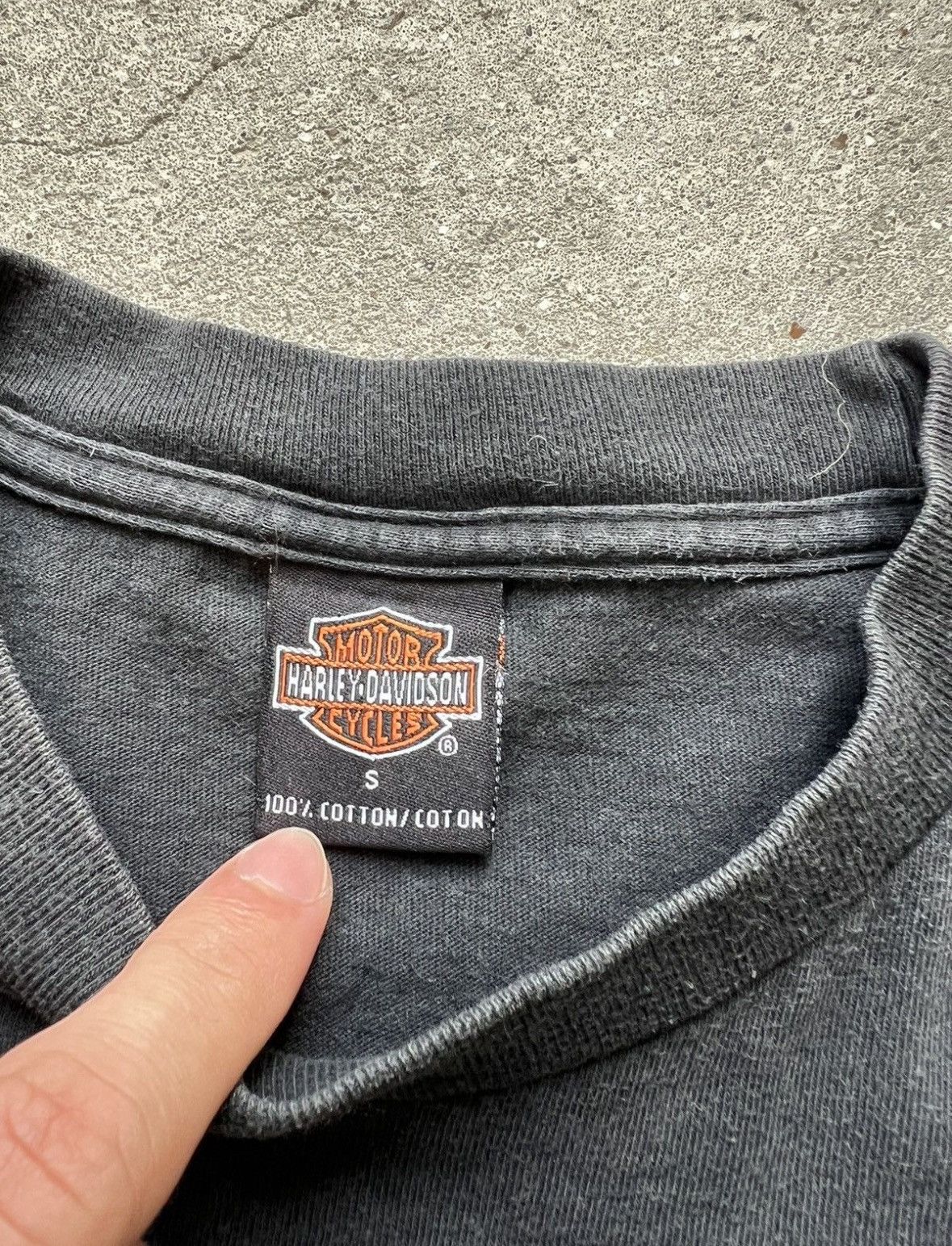 Harley Davidson Vintage 2000 Distressed Harley Davidson T-Shirt Size US S / EU 44-46 / 1 - 5 Thumbnail