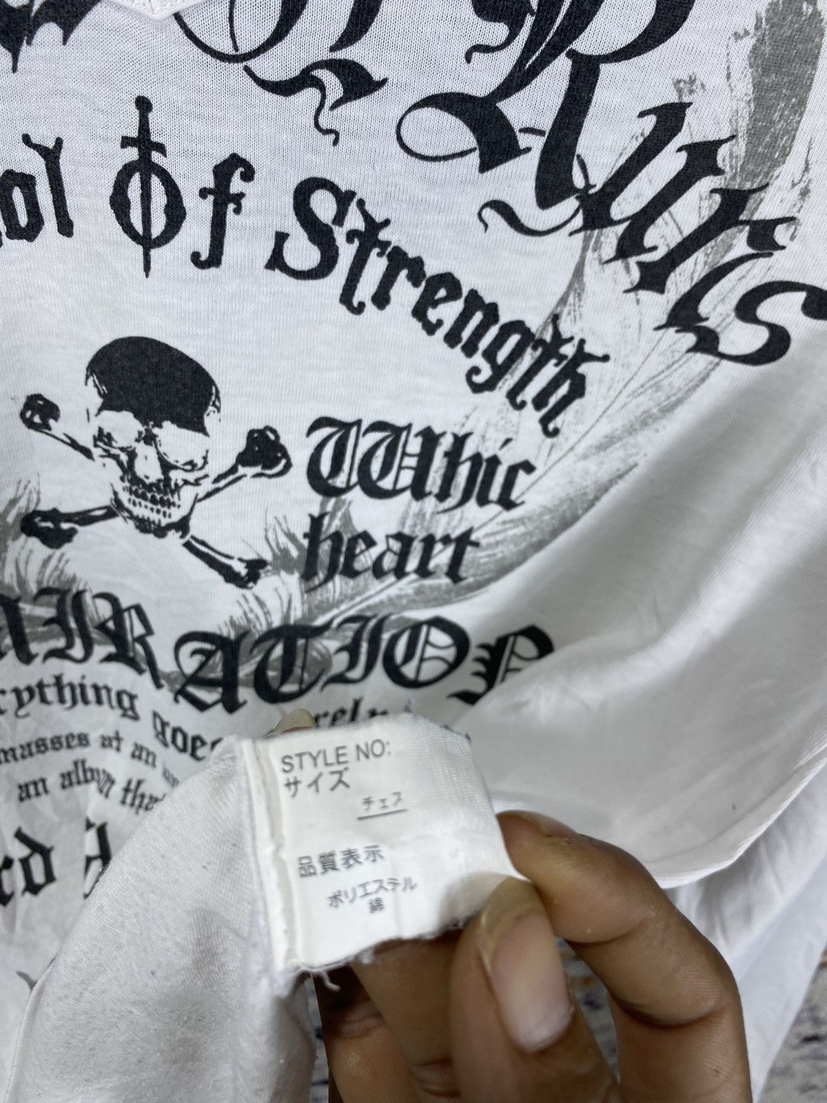 If Six Was Nine × Japanese Brand × Le Grande Bleu (L.G.B.) Y2k Beaumere Double Layer Poem longsleeve Size US M / EU 48-50 / 2 - 6 Thumbnail