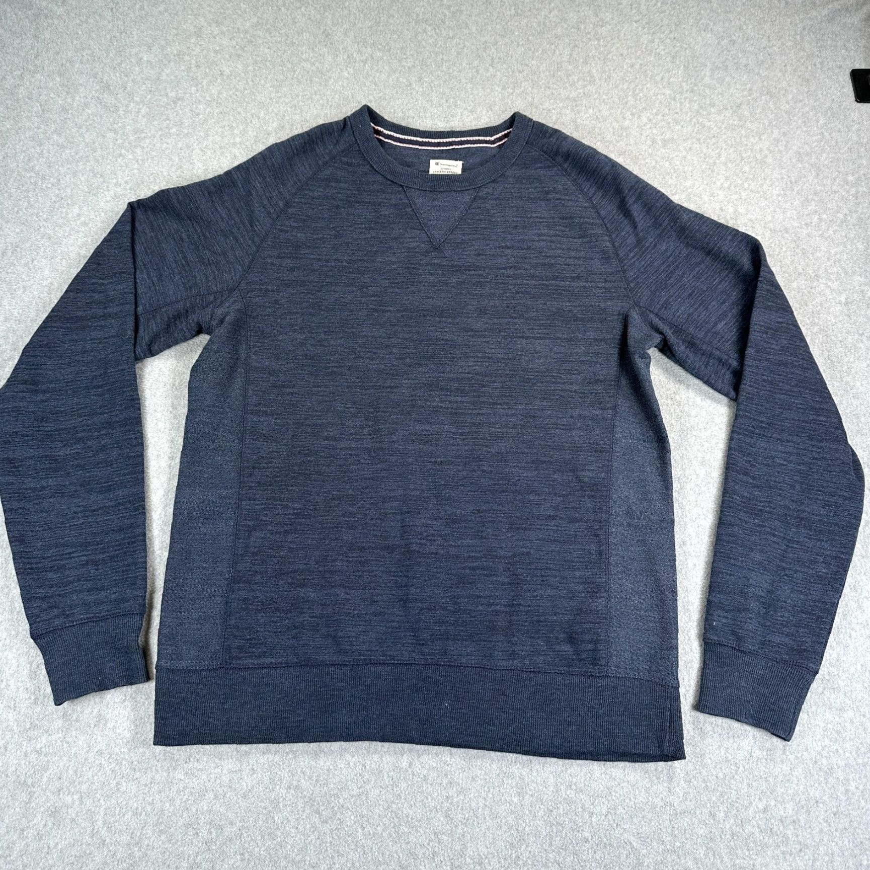 Champion Champion Sweatshirt Mens Large Blue Raglan Crewneck Pullover Solid Casual Top Size US L / EU 52-54 / 3 - 2 Thumbnail
