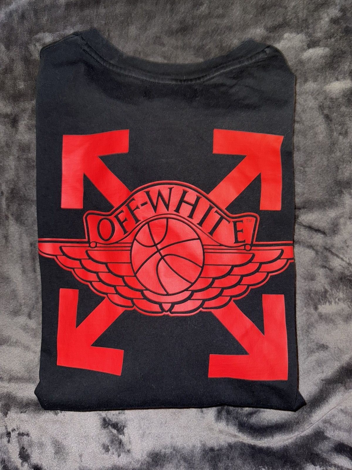 Jordan Brand × Off-White Off-White Jordan tee Black XXL Size US XXL / EU 58 / 5 - 1 Thumbnail