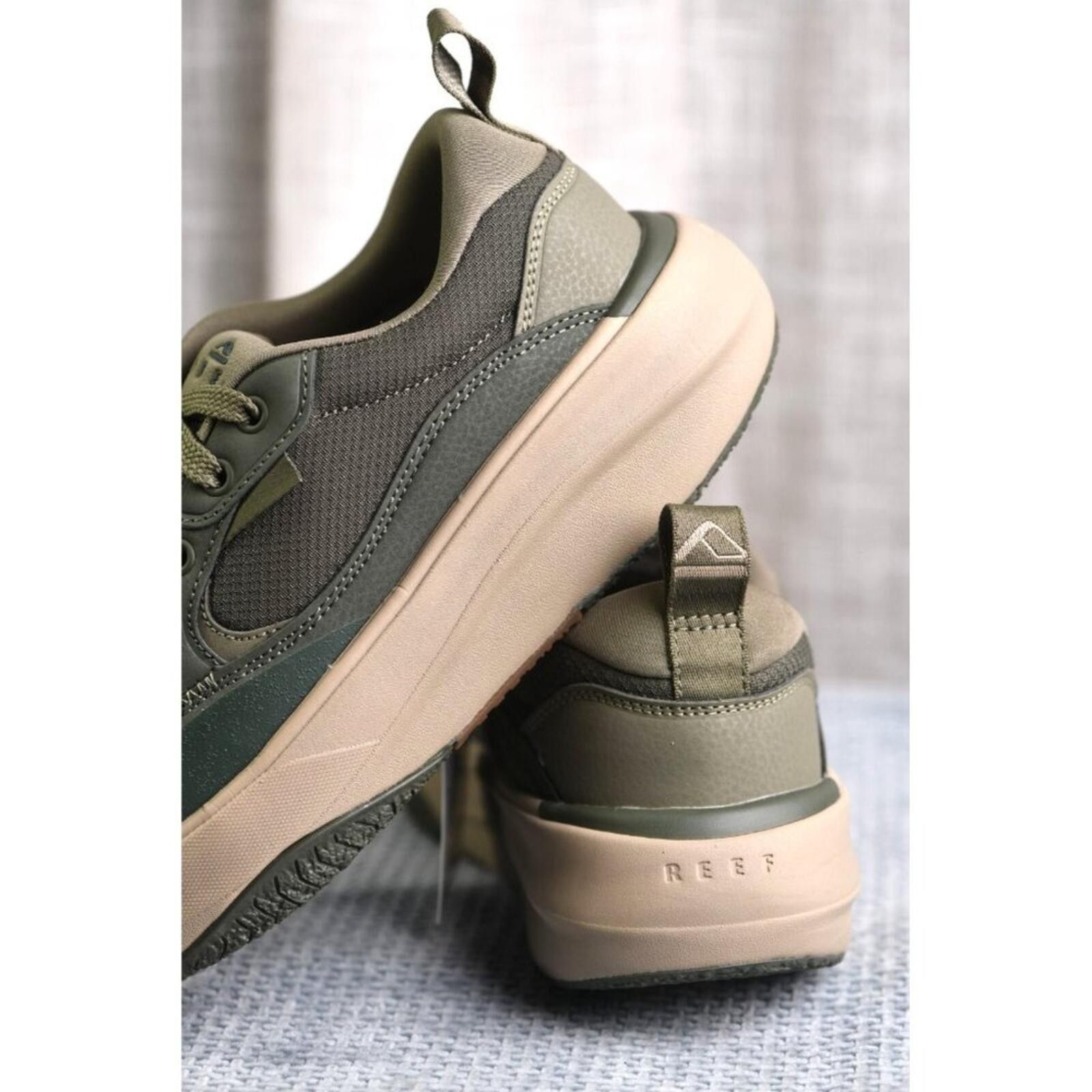REEF REEF Men's Fanning Lightweight | Bottle Opener | Olive/Tan Size US 8 / EU 41 - 6 Thumbnail