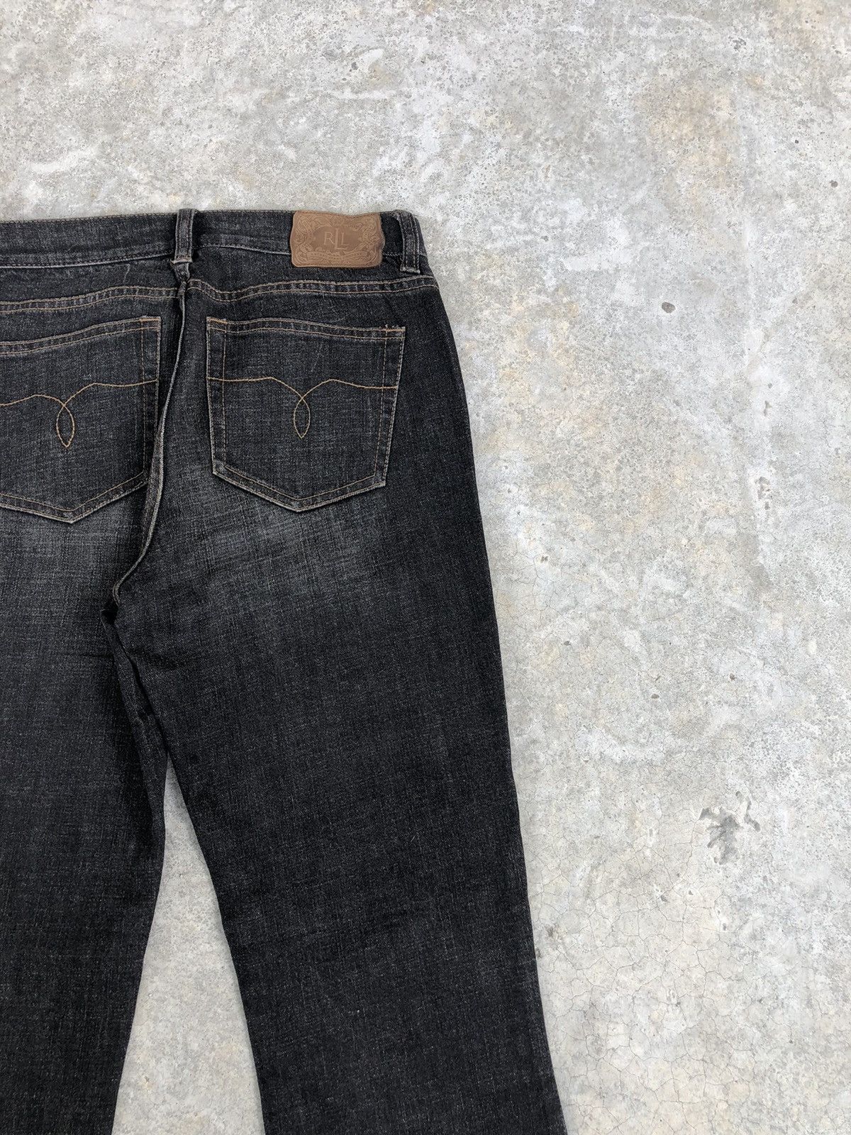 Lauren Ralph Lauren Japanese Lauren Flared Jeans Patchwork Size US 29 - 10 Thumbnail