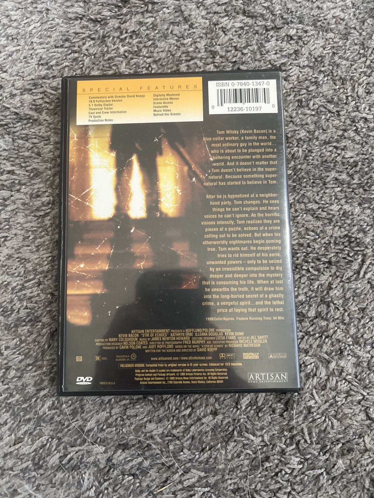 Vintage Stir Of Echoes (DVD) Size ONE SIZE - 2 Thumbnail