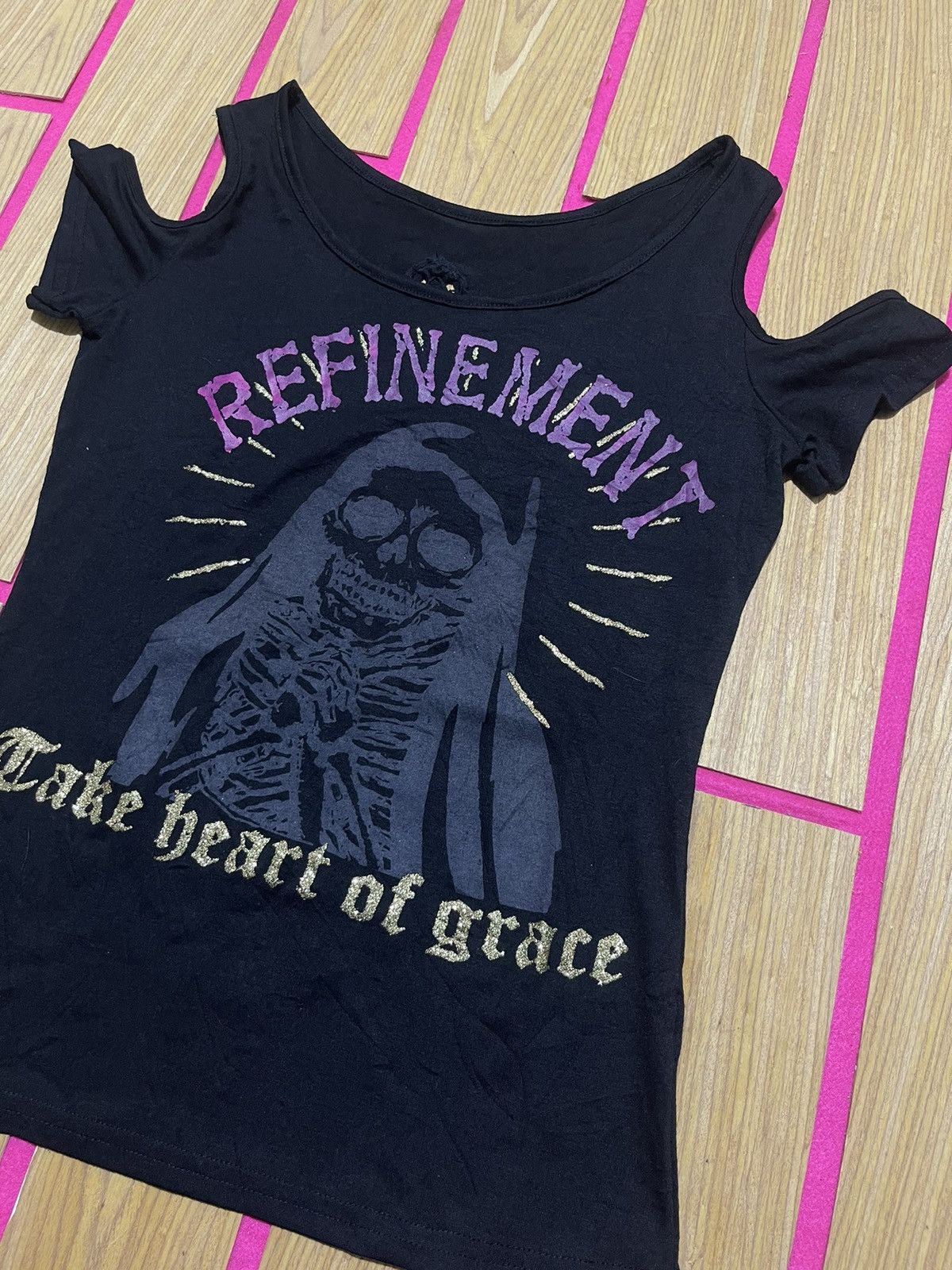 If Six Was Nine Y2K TANK TOP REFINEMENT picture skull style Size M / US 6-8 / IT 42-44 - 2 Thumbnail