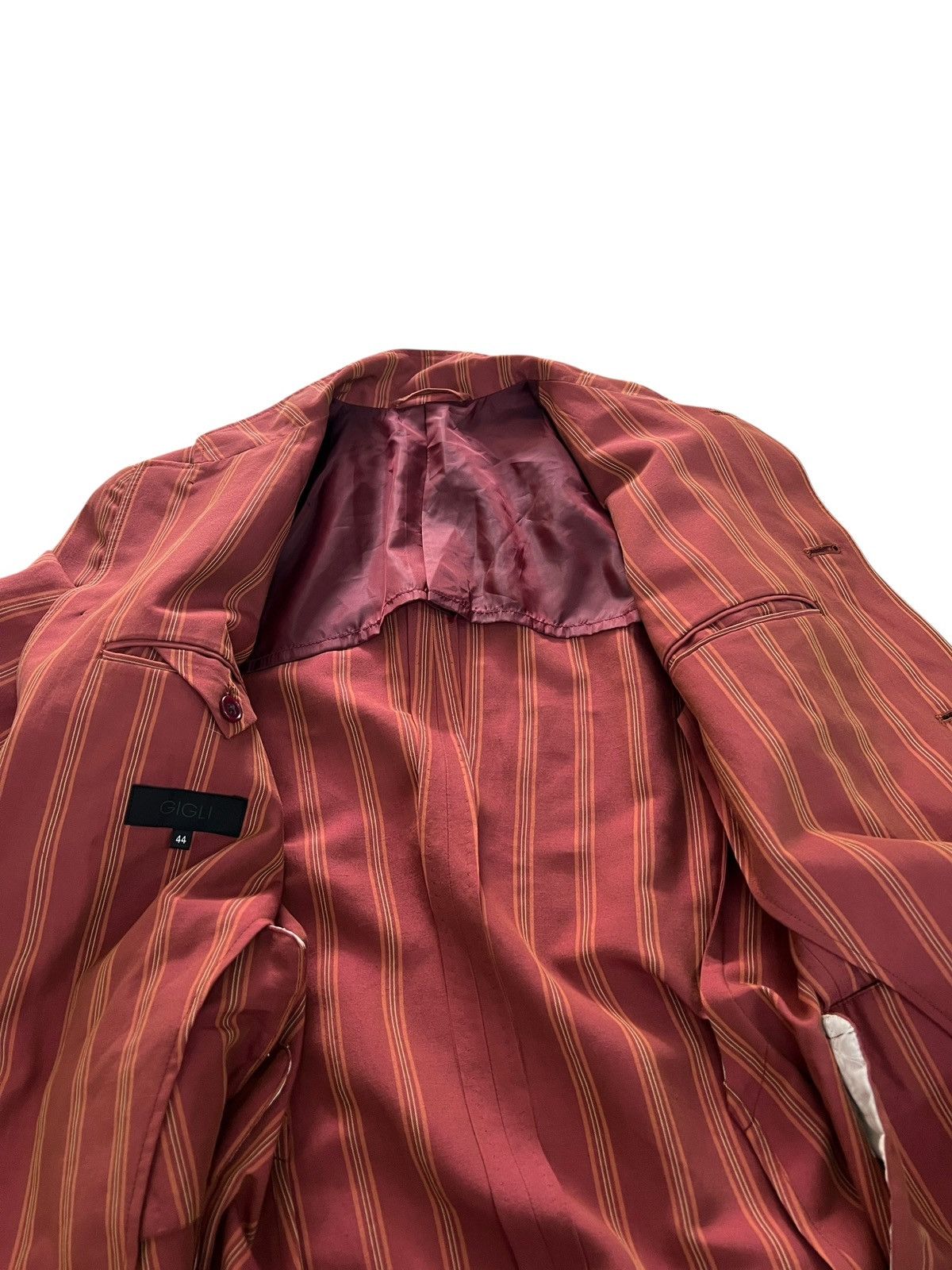 Romeo Gigli Vintage Romeo Gigli Stripes Jacket Blazer Size US M / EU 48-50 / 2 - 10 Thumbnail