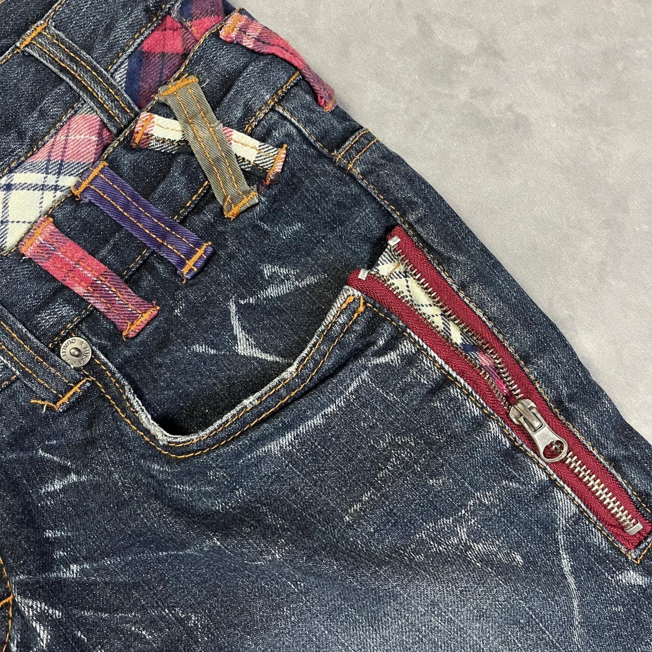 Hysteric Glamour × Undercover 2000s Yohji Cdg 14th Double Waist Denim Jorts y2k Lgb Ifsix Size US 30 / EU 46 - 5 Thumbnail