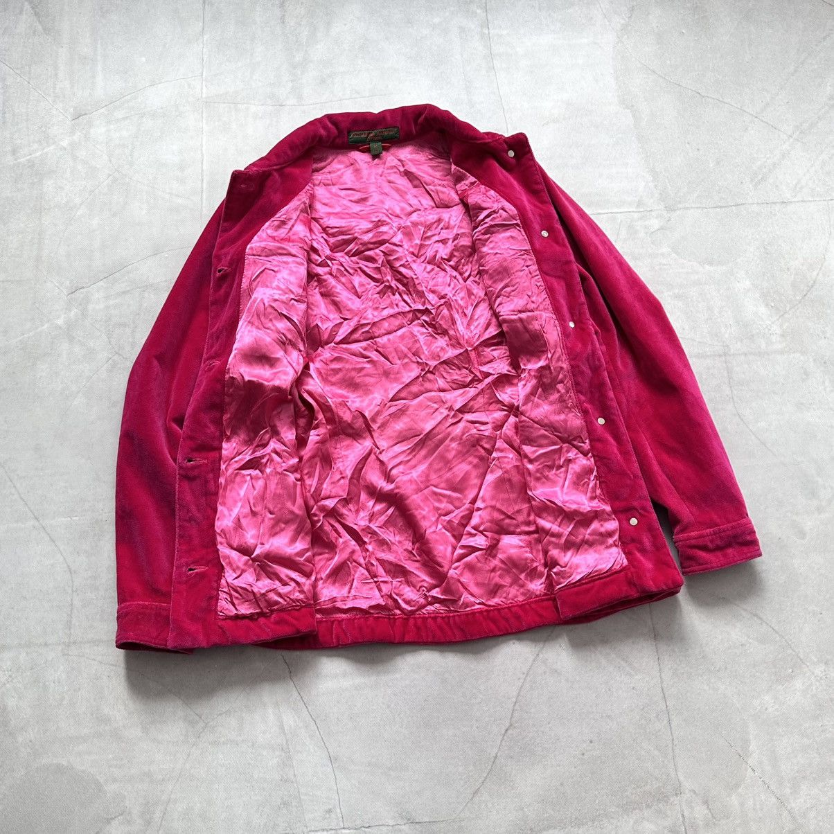 Katharine Hamnett London 90s Katharine Hamnett Vintage Velour Jacket Plein Sud Vibe Size M / US 6-8 / IT 42-44 - 7 Thumbnail