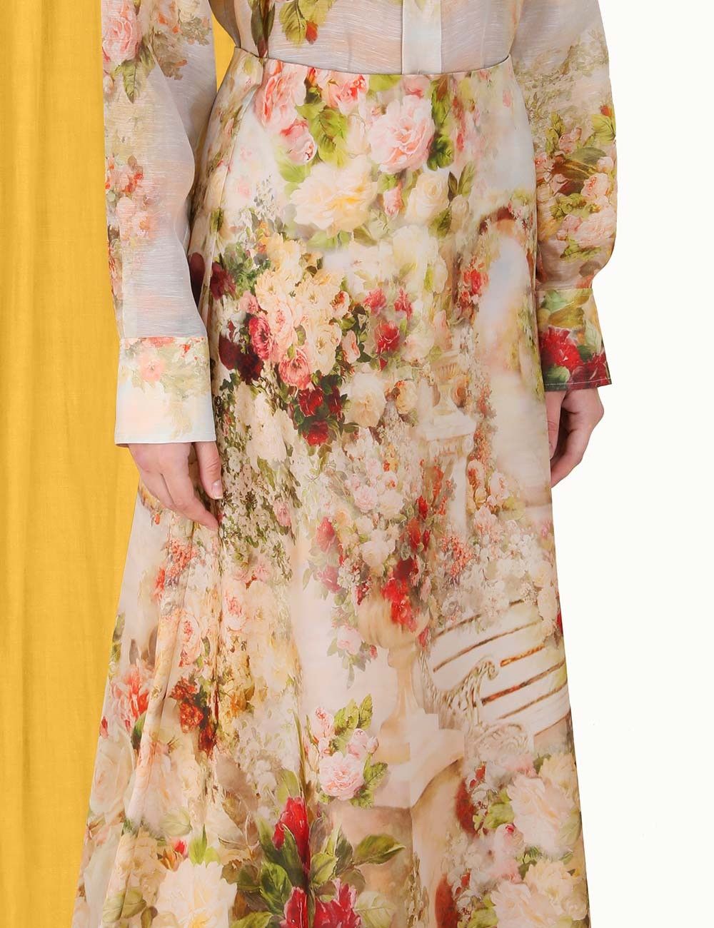 Zimmermann oc11z0225 Luminosity Flare Skirt in Multicolor Size 28" / US 6 / IT 42 - 5 Thumbnail