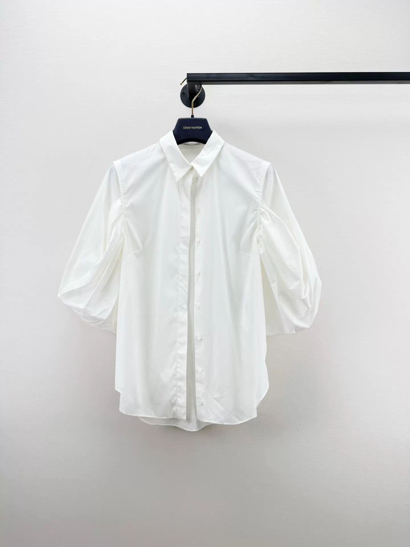Dior Dior Puff Sleeve Shirt 38 (Like New) Size S / US 4 / IT 40 - 1 Thumbnail