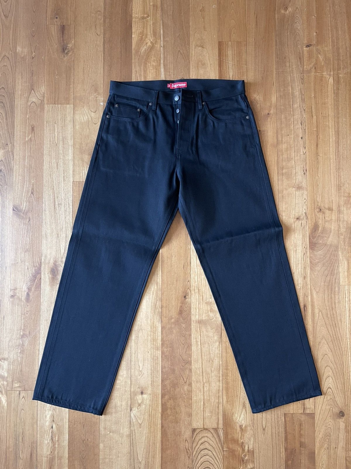 Supreme Supreme BAGGY SELVEDGE JEAN 30x27 Natural Denim Jeans SS25