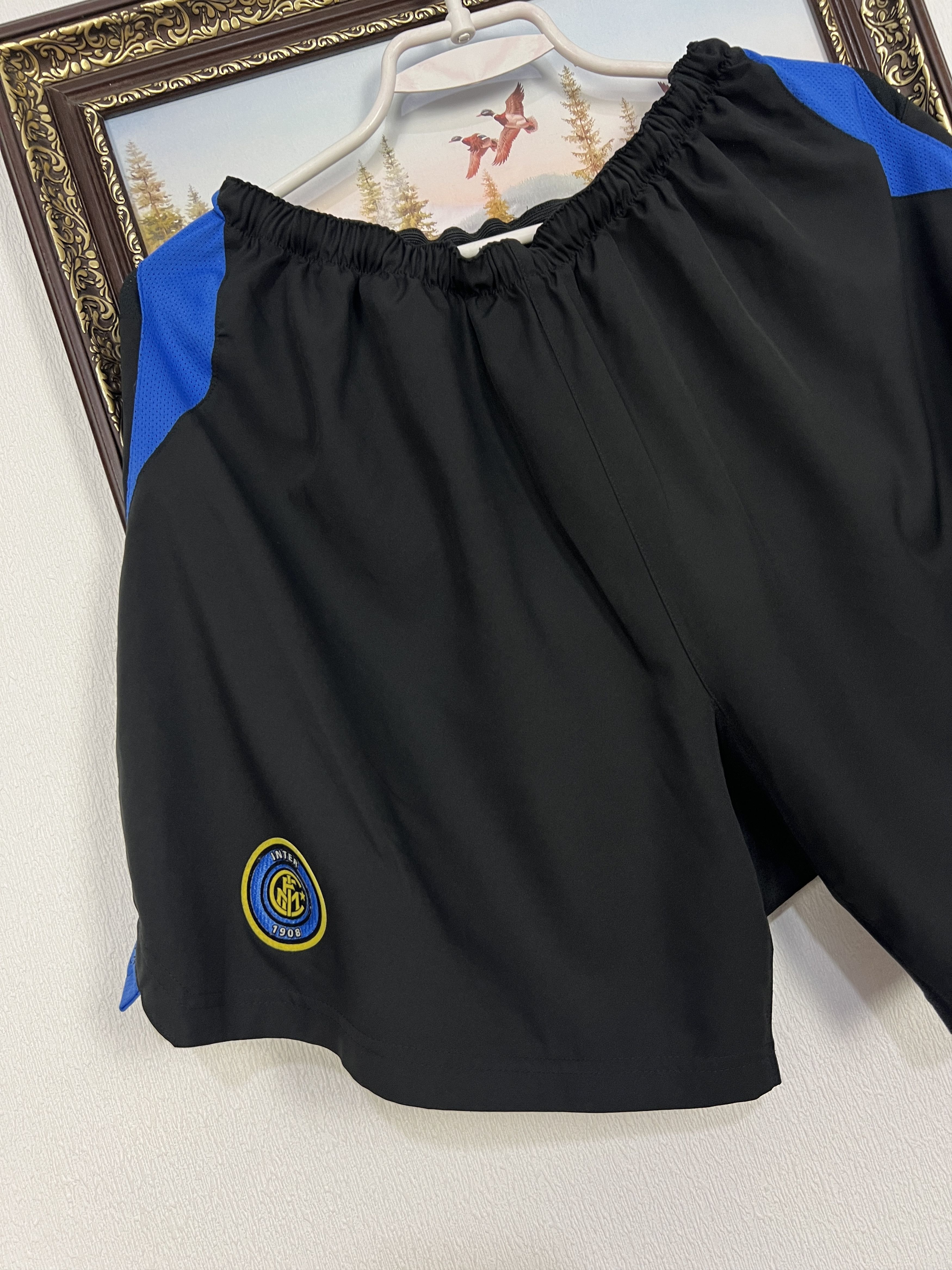Nike Vintage Nike Inter Milan Football Shorts Soccer Athletic L Size US 34 / EU 50 - 3 Thumbnail
