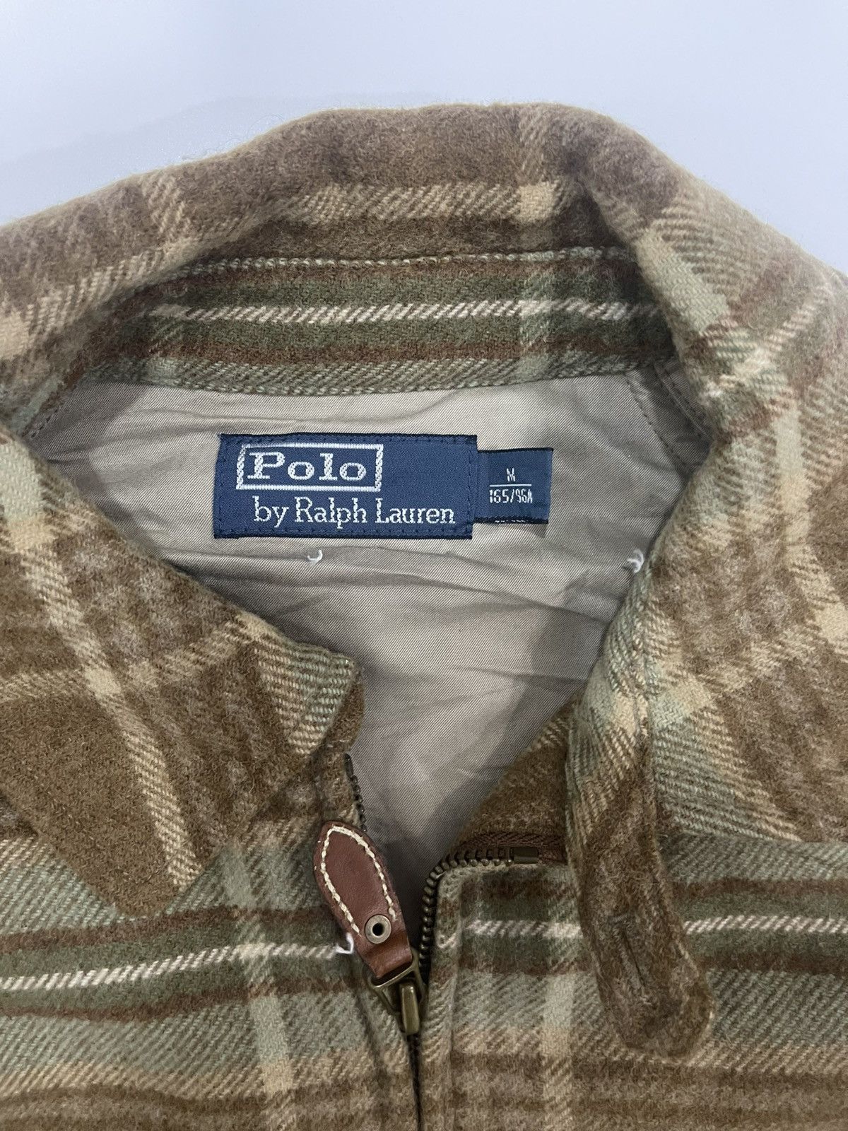 Polo Ralph Lauren Polo Ralph Lauren Plaind Suede-Trim twill BOmber jacket Size US M / EU 48-50 / 2 - 3 Thumbnail