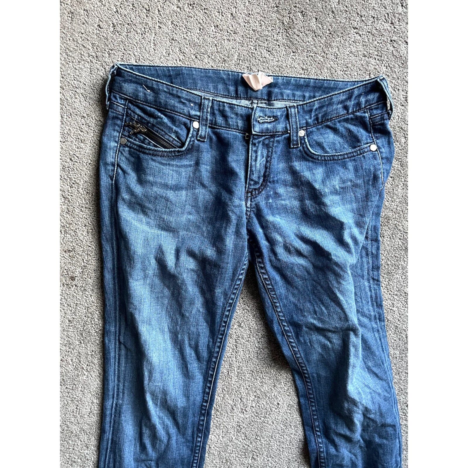 Vintage EVER Women Jeans 27W Skinny Blue Women Size 27" / US 4 / IT 40 - 2 Thumbnail