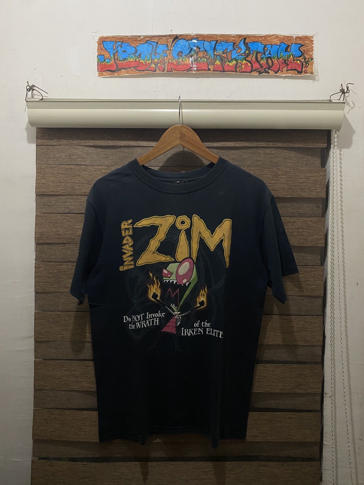 Nickelodeon × Vintage Vintage 00s Invader Zim The Irken Elite Cartoon Promo Tee Size US L / EU 52-54 / 3 - 1 Thumbnail
