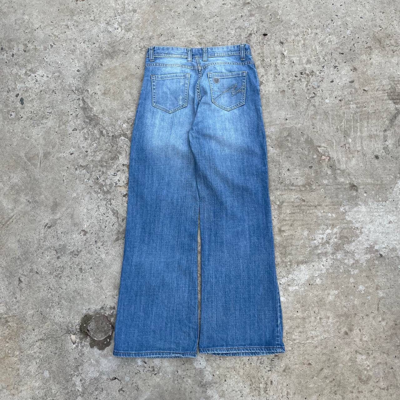 GIA BORGHINI Vintage Japanese Style Women’s Flared Gina Benotti Jeans Size 25" / US 0 / IT 36 - 4 Thumbnail