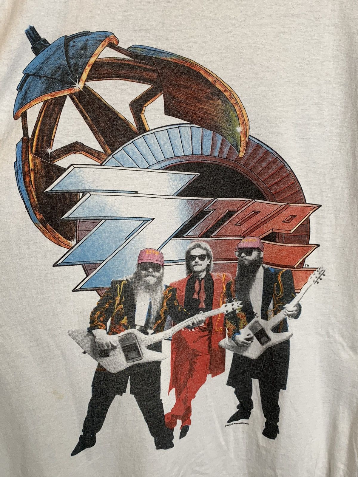 Band Tees *RARE* Vintage 1990 ZZ Top Single Stitch USA-Made Band Shirt Size US XXL / EU 58 / 5 - 3 Thumbnail