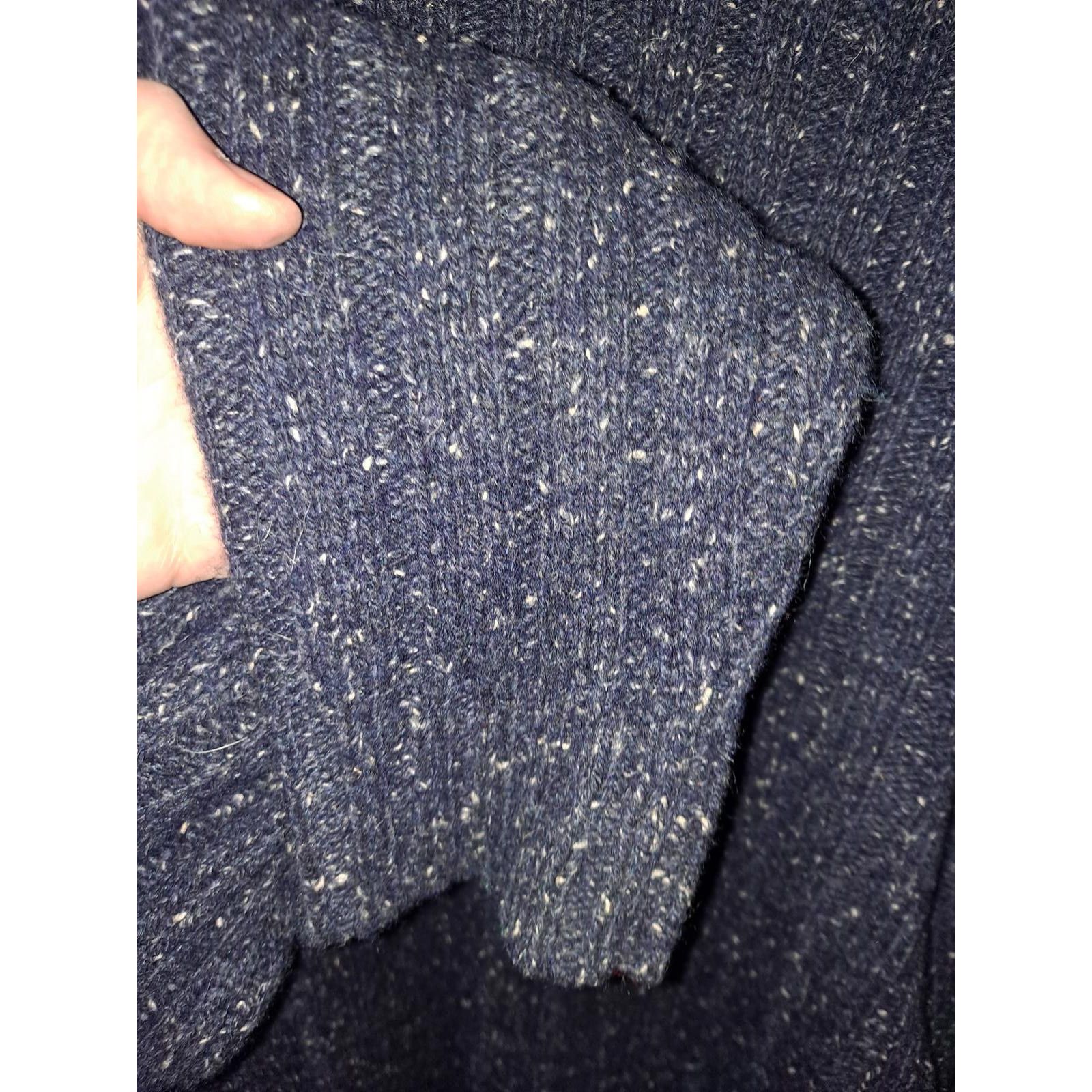 Timberland Timberland Blue and White Cable Knit Crew Neck Wool Blend Sw Size US M / EU 48-50 / 2 - 3 Thumbnail