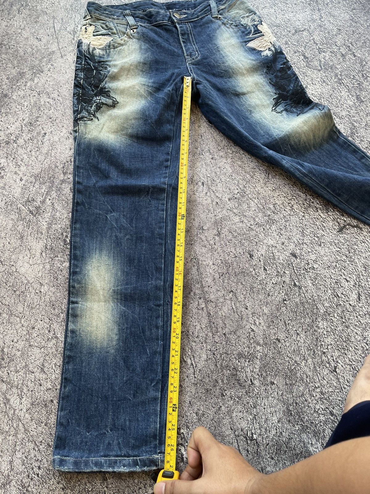 Japanese Brand Y2k Jpj poem grunge ifsixwasnine bootcut jeans Size US 28 / EU 44 - 12 Thumbnail
