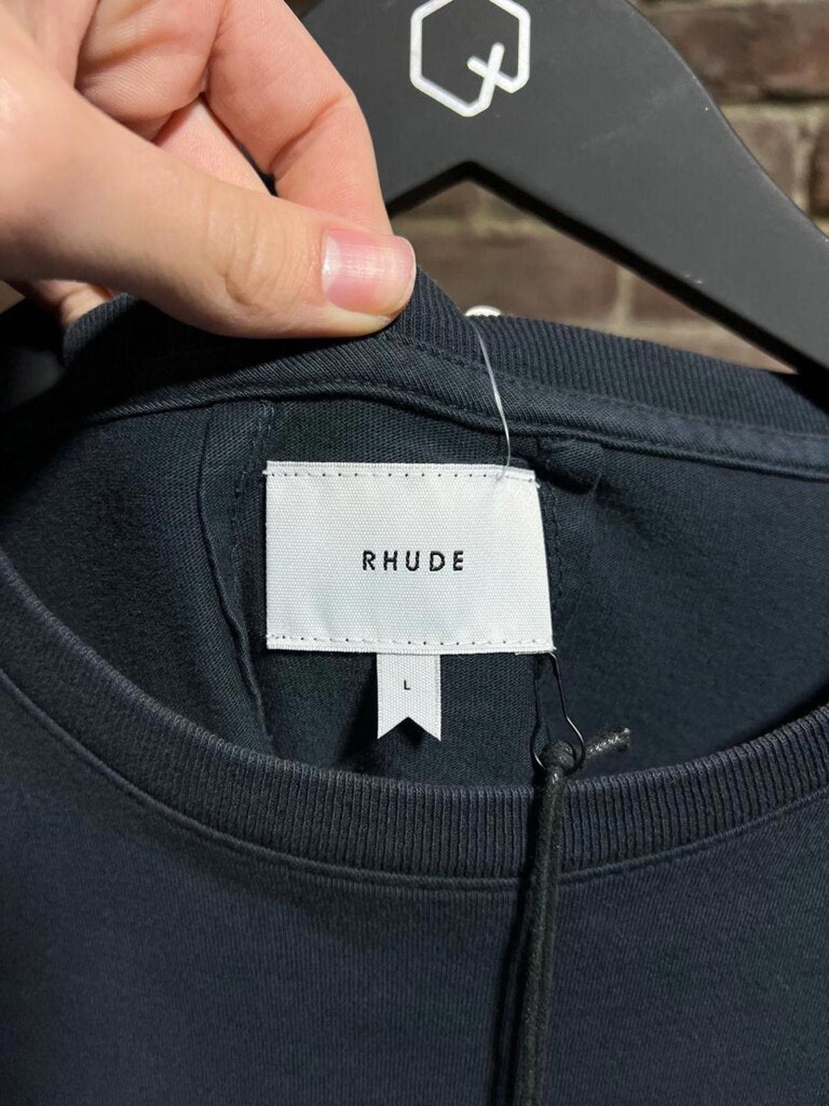 Rhude Rhude Rivera Tee Black Sz. M Size US M / EU 48-50 / 2 - 3 Thumbnail