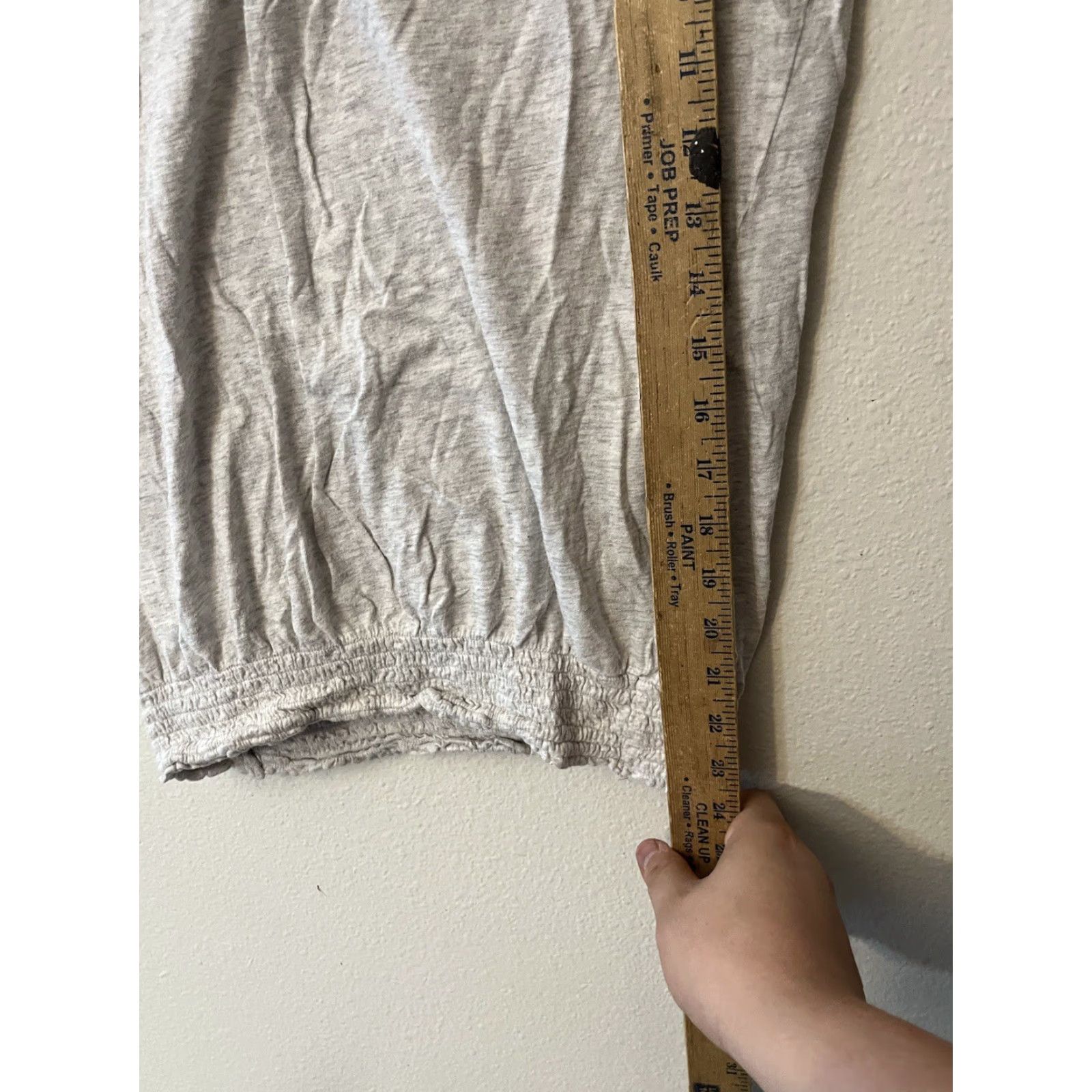 American Eagle Outfitters American Eagle Outfitters Womens T-Shirt L Gray Round Neck Short Sleeve Size L / US 10 / IT 46 - 4 Thumbnail